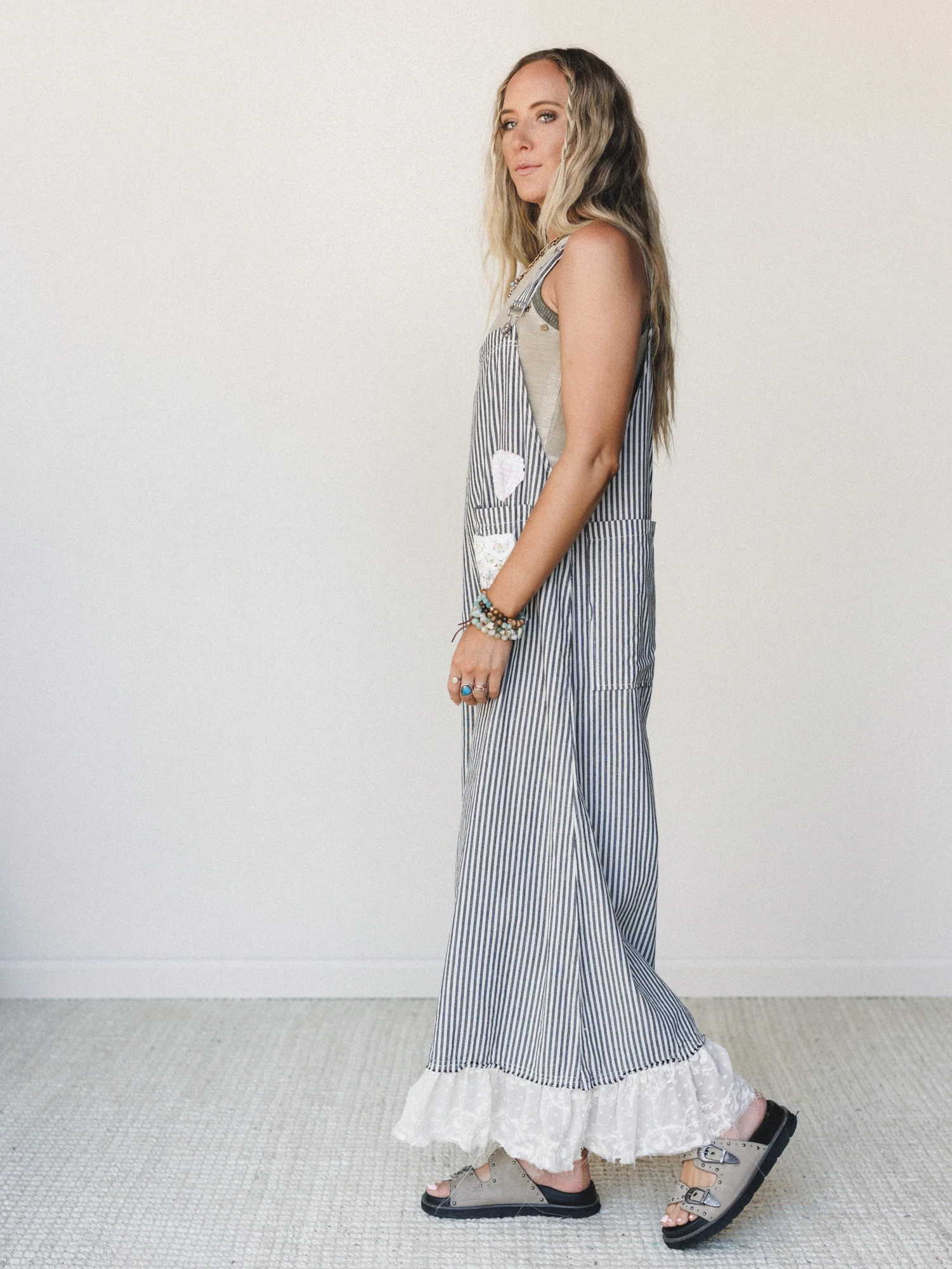 A Bit of Whimsy Jumpsuit - Black Stripe - Image 3