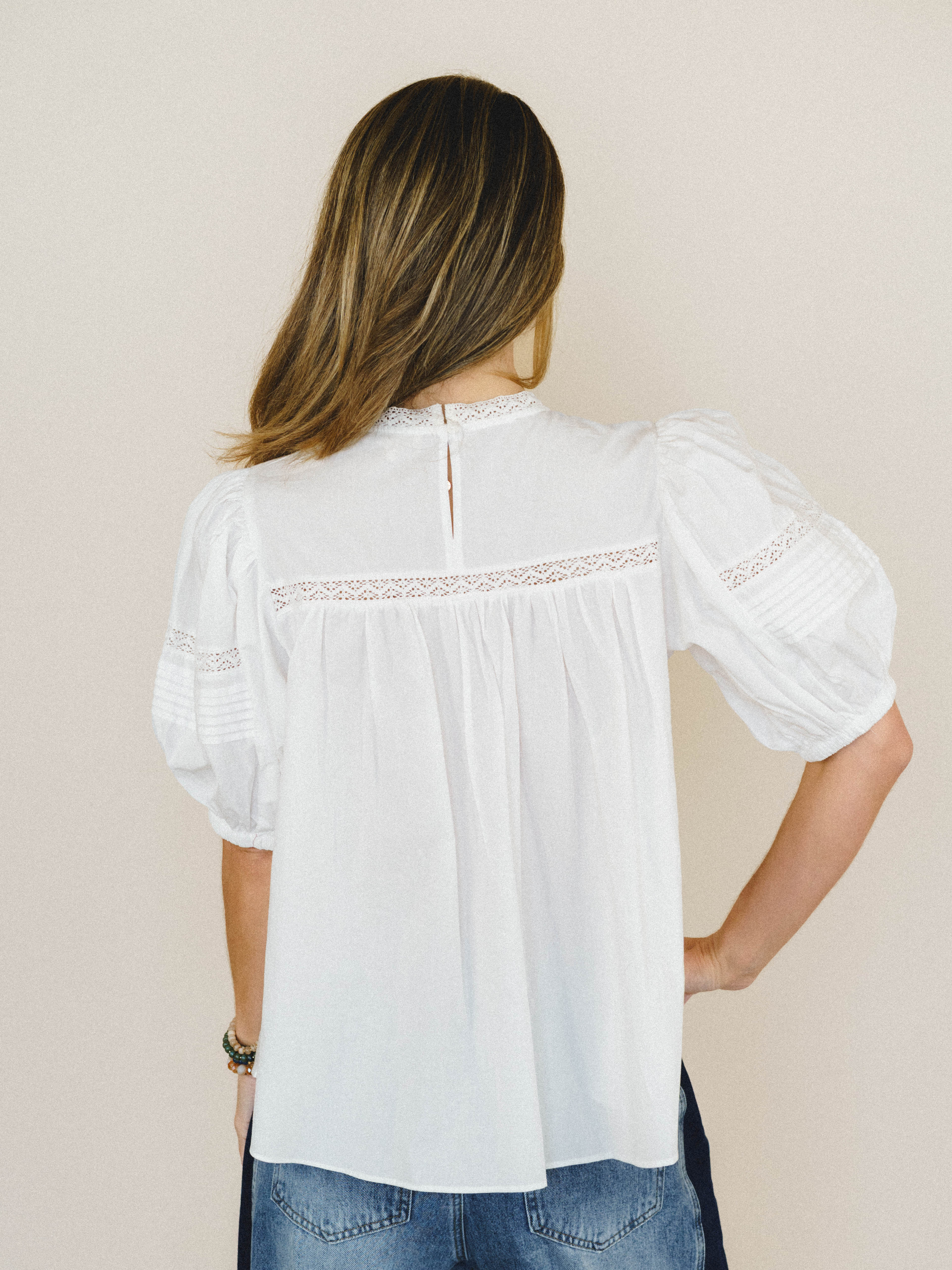 A Dose of Whimsy Blouse - White - Image 3