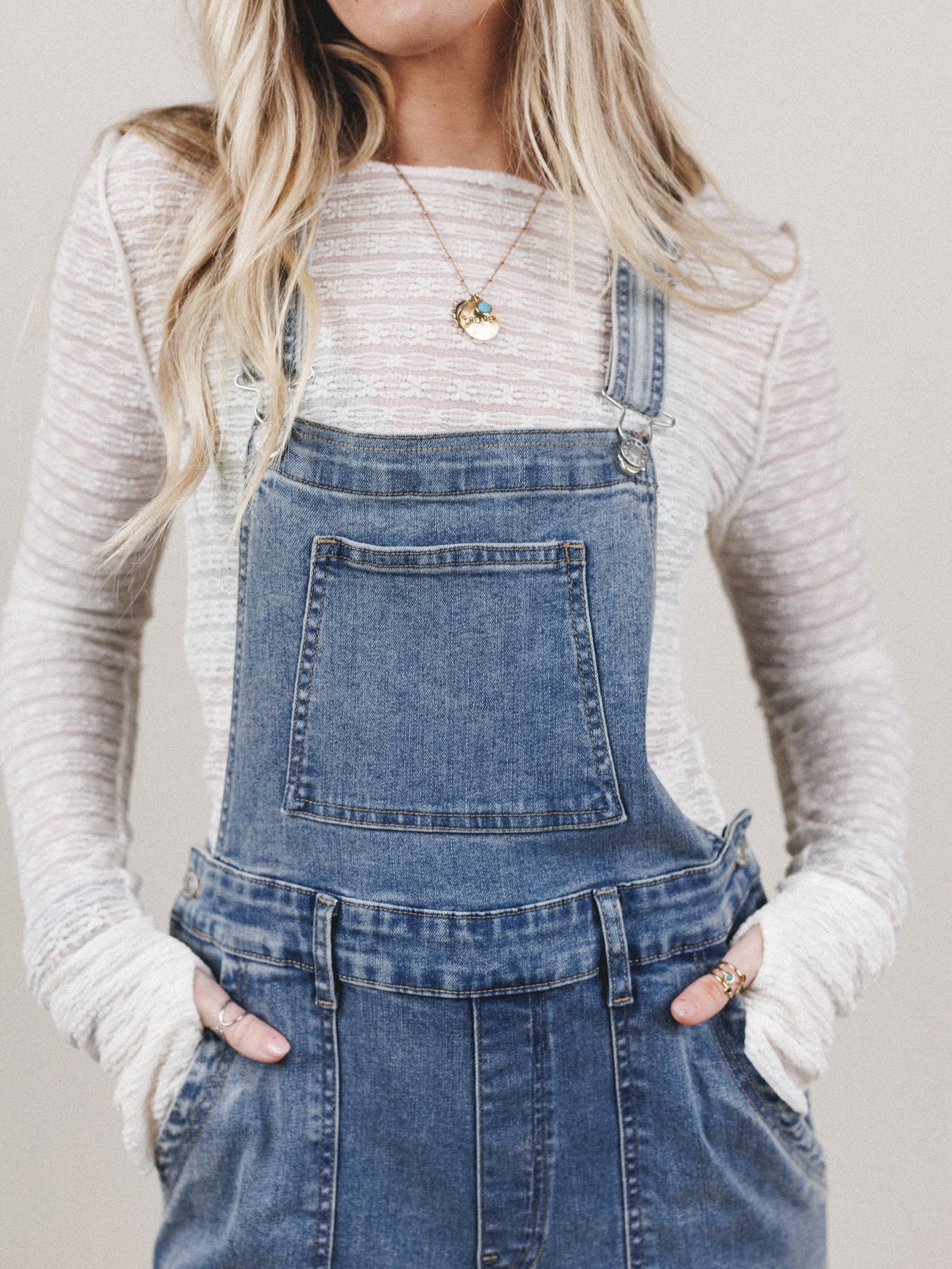 Above All Overalls - Medium Denim - Image 4