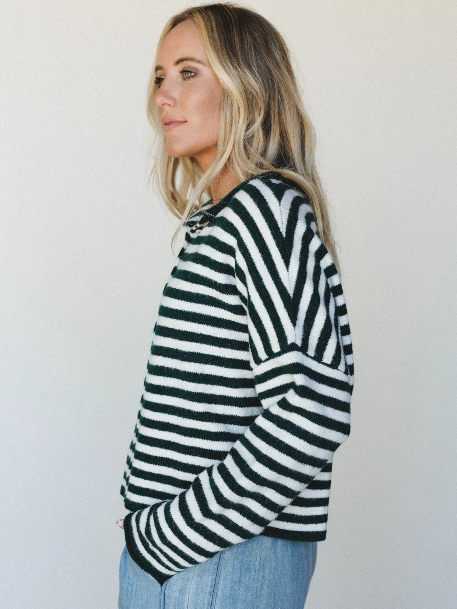 Aira Button Down Cardigan - Forest - Image 4