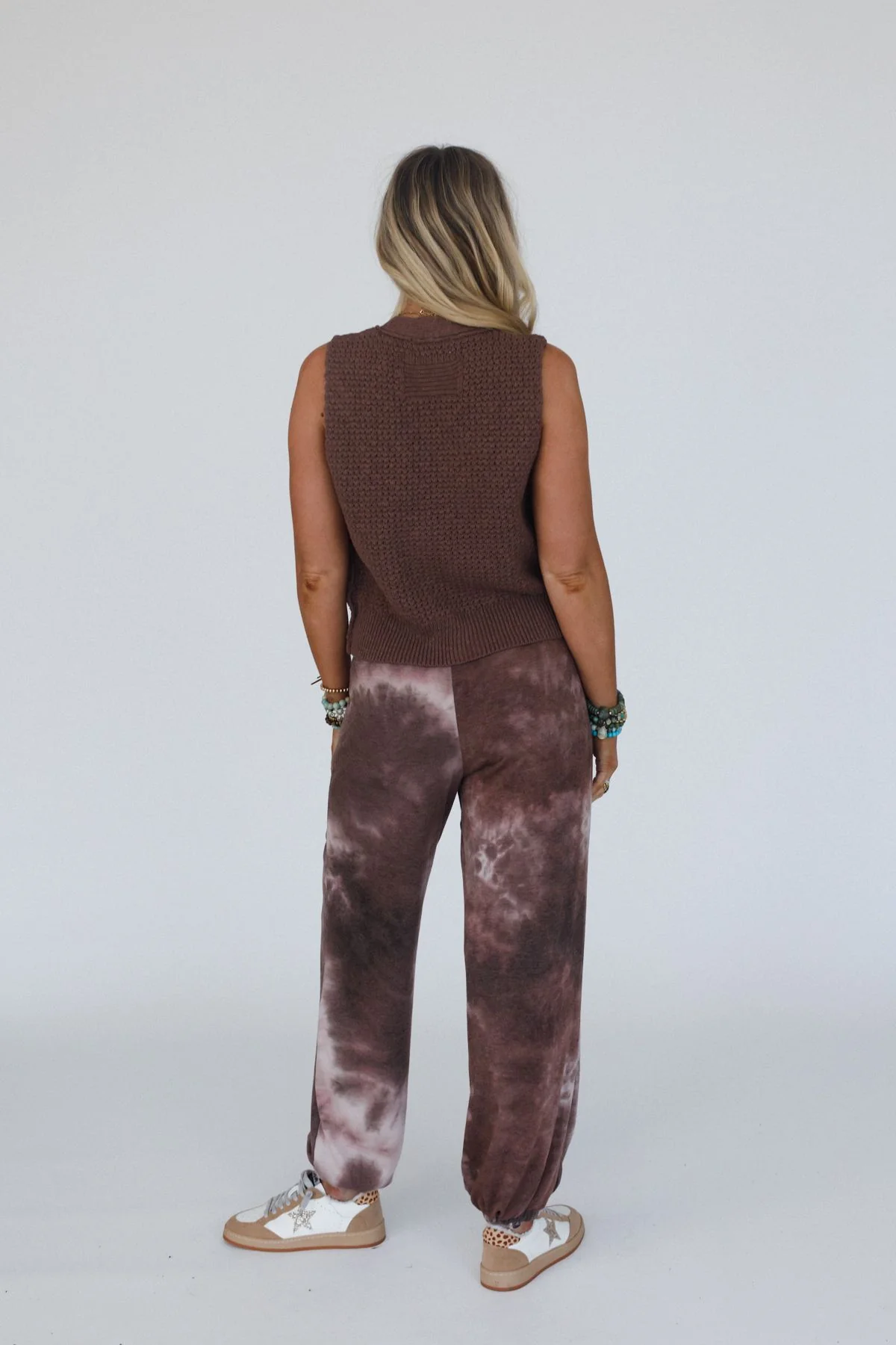 Aire Sweater Vest - Brown - Image 3