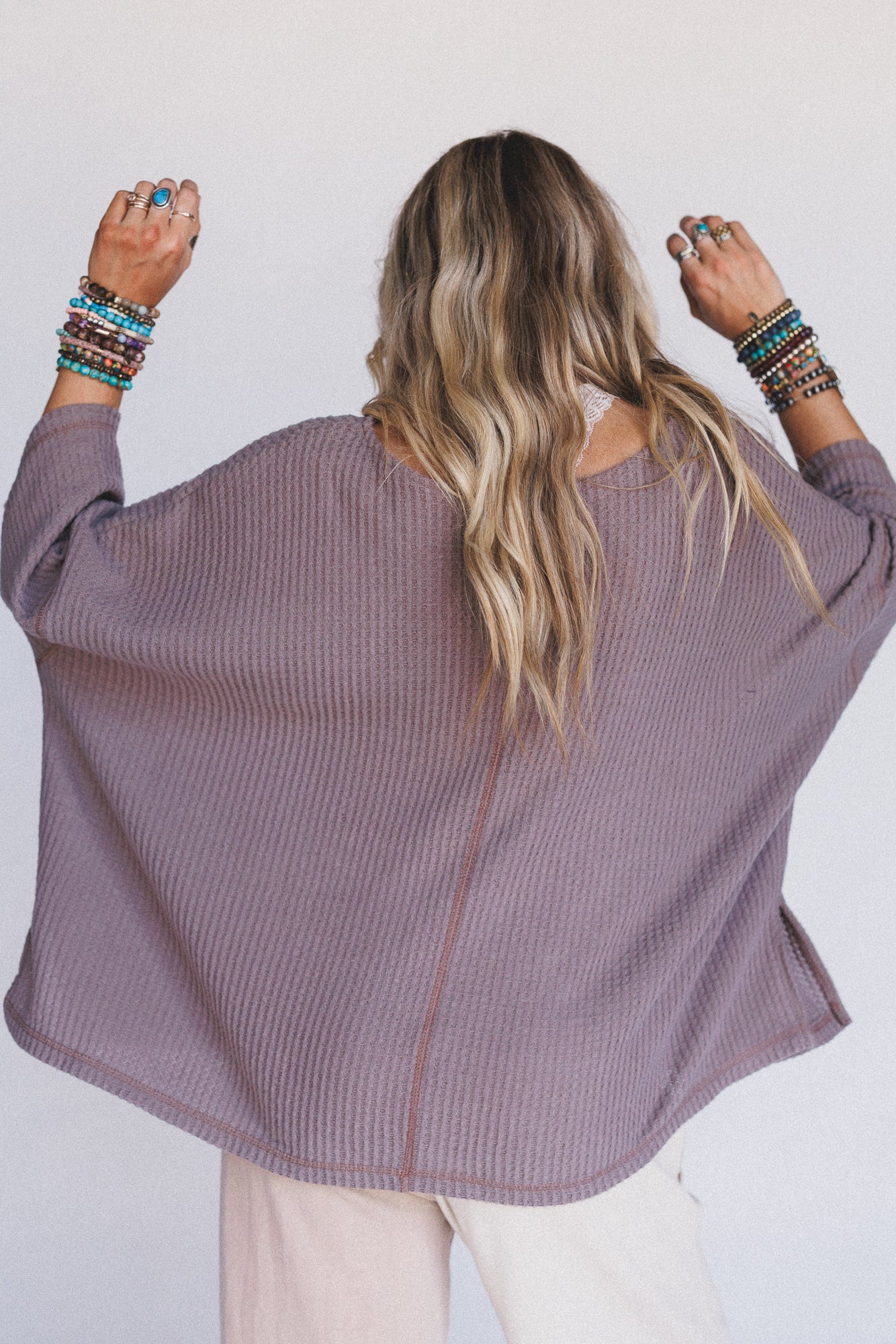 The Nest Airis Long Sleeve Top - Mocha - Image 6