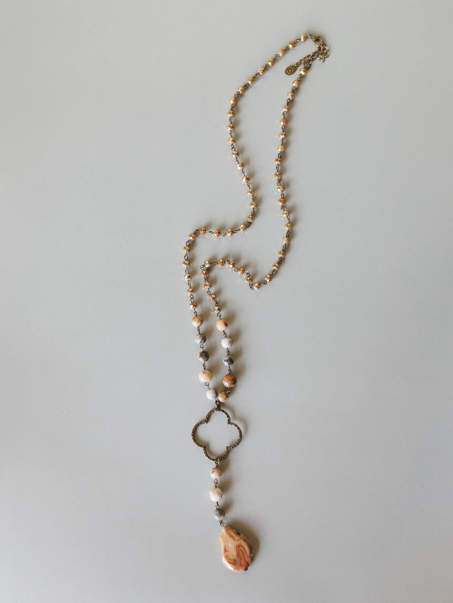 Alani Necklace - Taupe