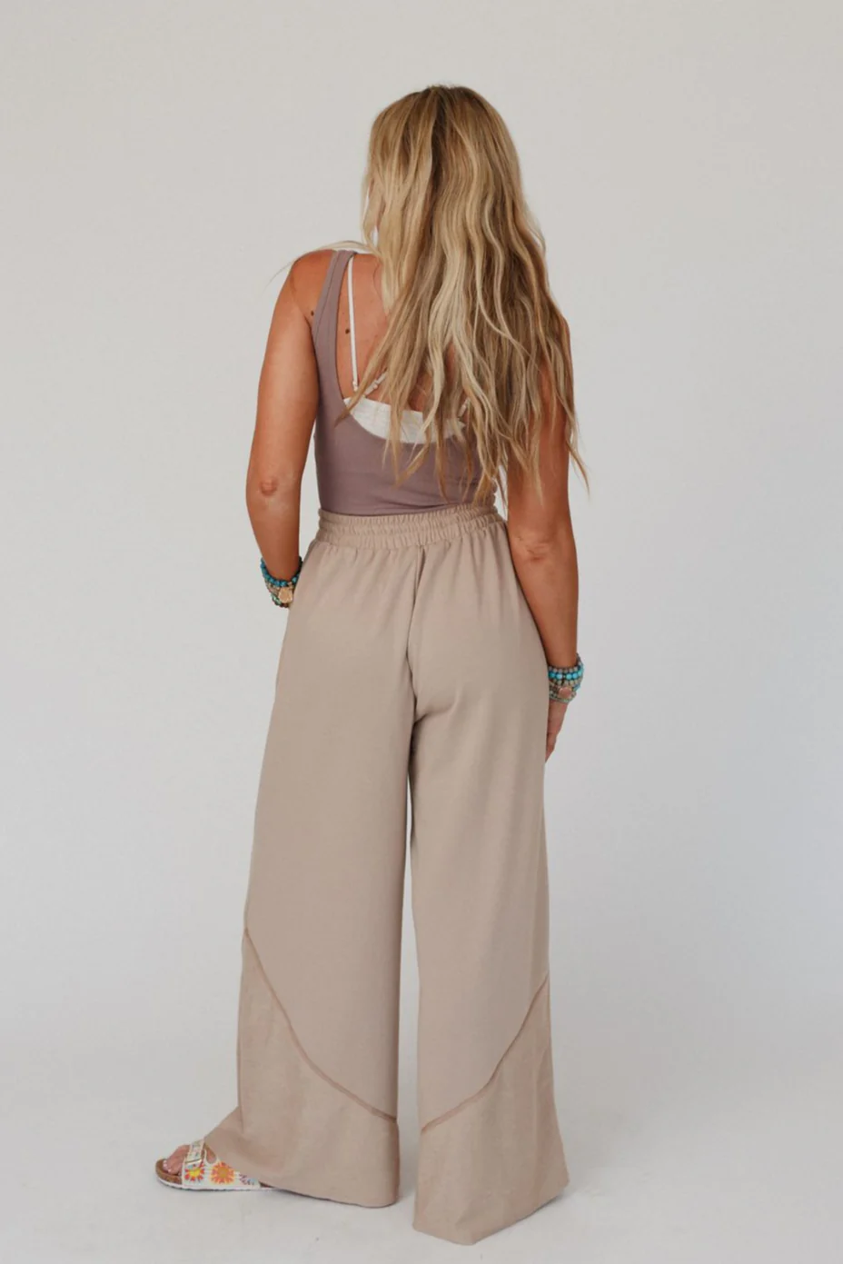 The Nest All Set Wide Leg Pants - Cuban Sand - Image 5