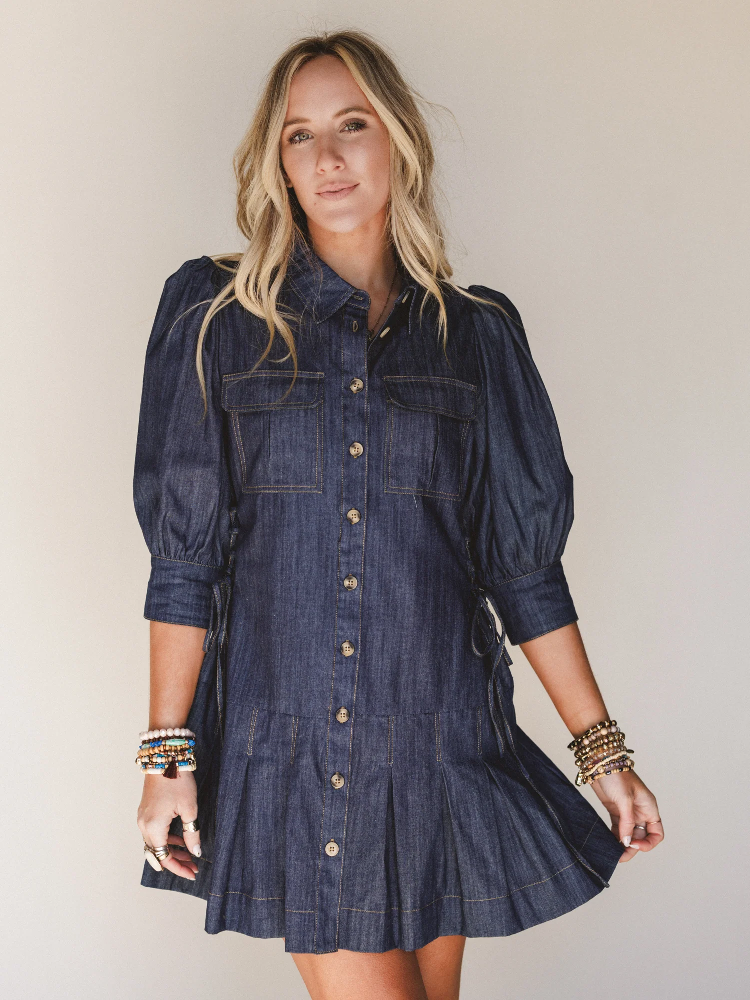 American Classic Dress - Indigo - Image 3