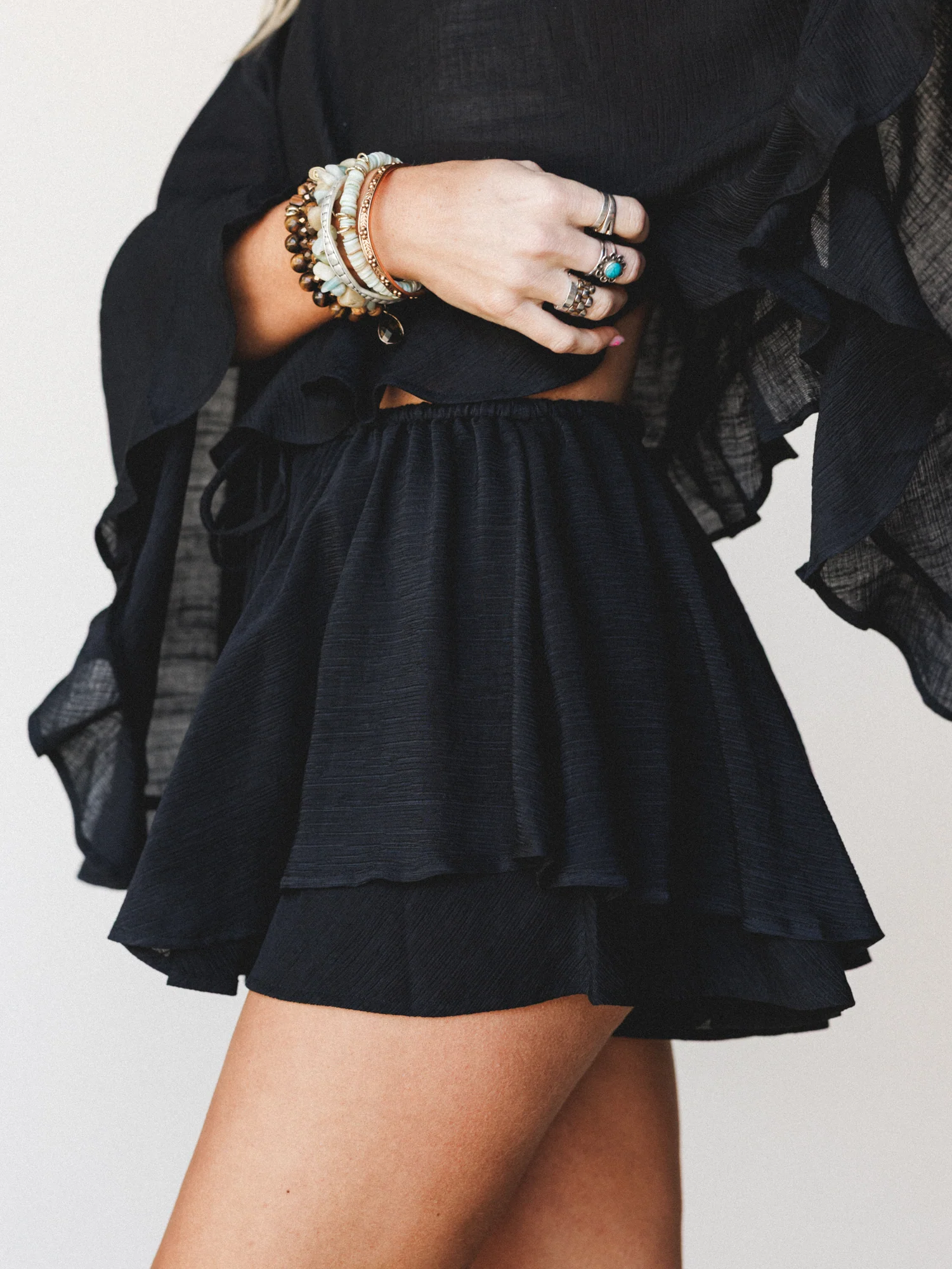 Anaya Shorts - Black - Image 2