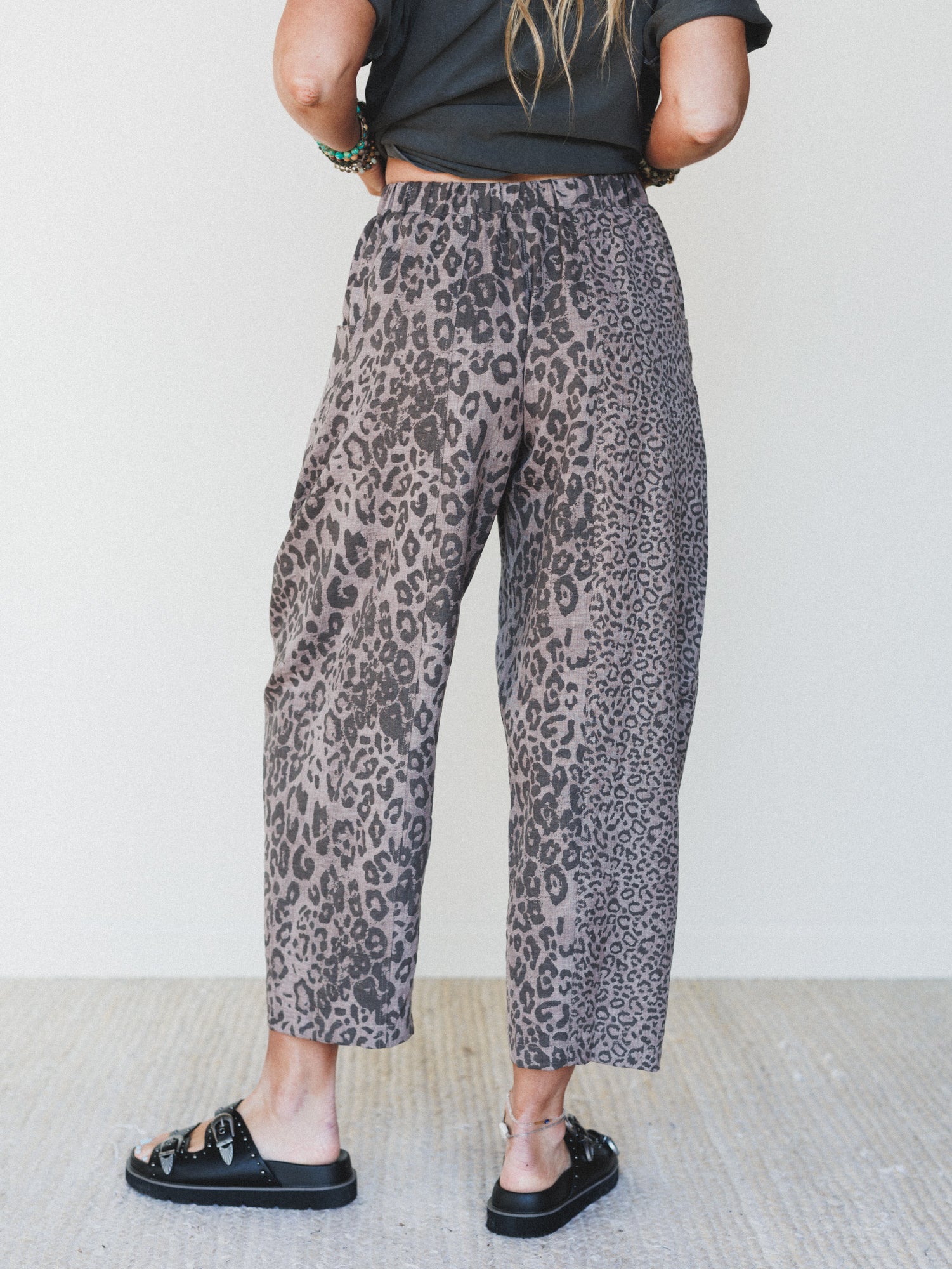 Animal Feeling Pants - Mocha Leopard - Image 5
