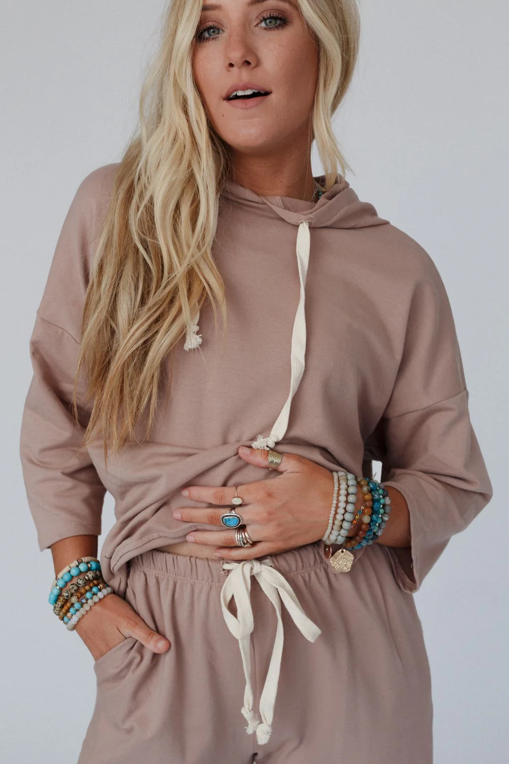The Nest Arianna Top And Pant Set - Mocha - Image 4