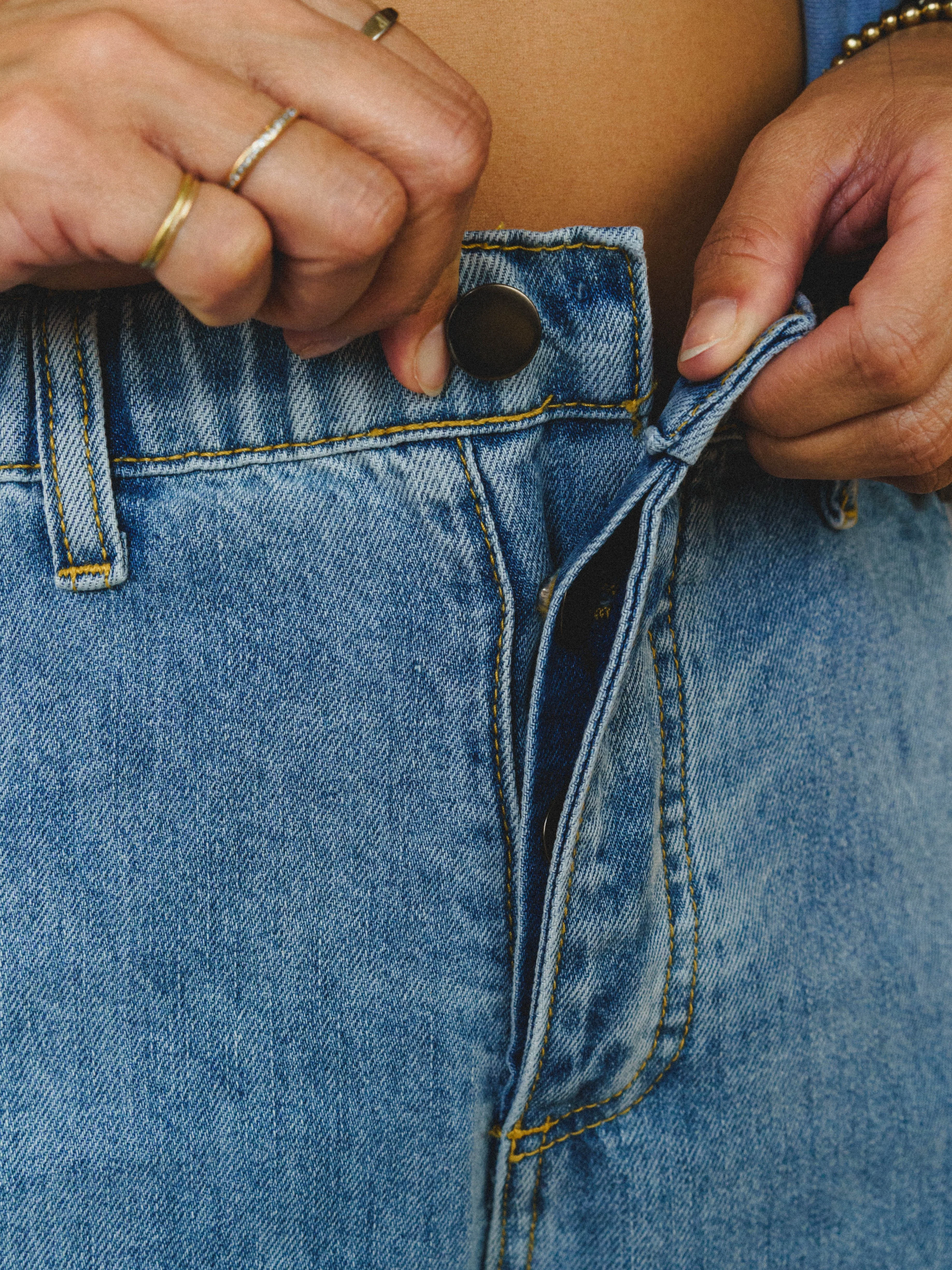 Artful Idea Jeans
- Washed Denim - Image 4