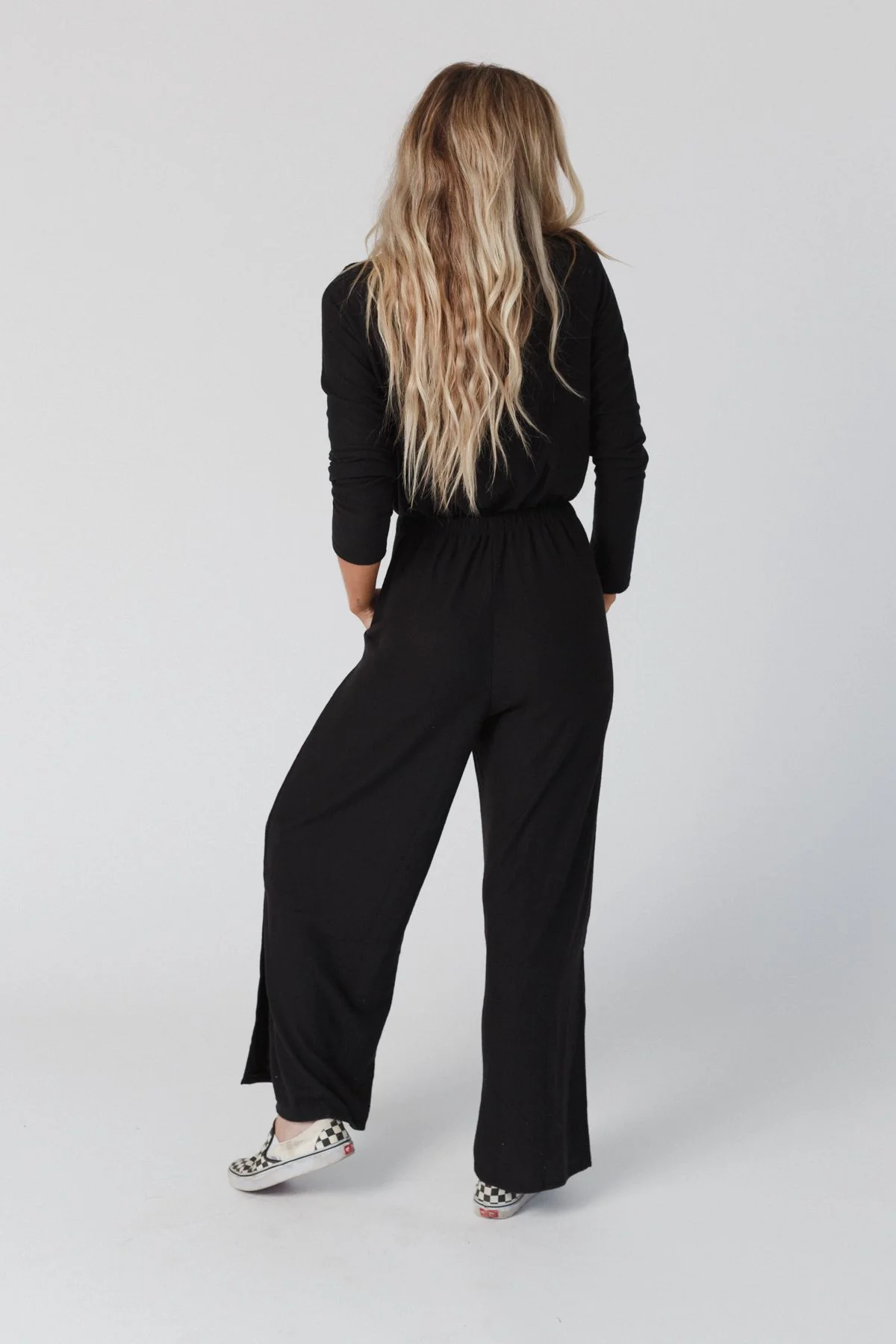 The Nest As It Was Cross Front Jumpsuit - Black - Image 3