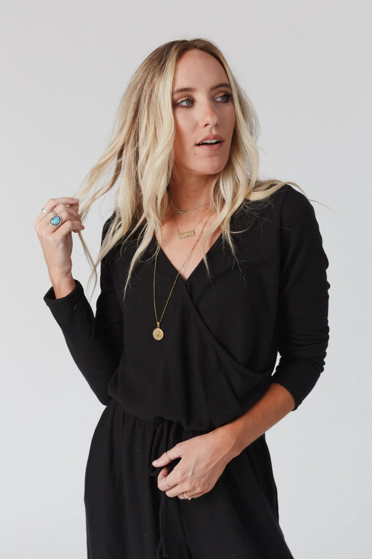 The Nest As It Was Cross Front Jumpsuit - Black - Image 6
