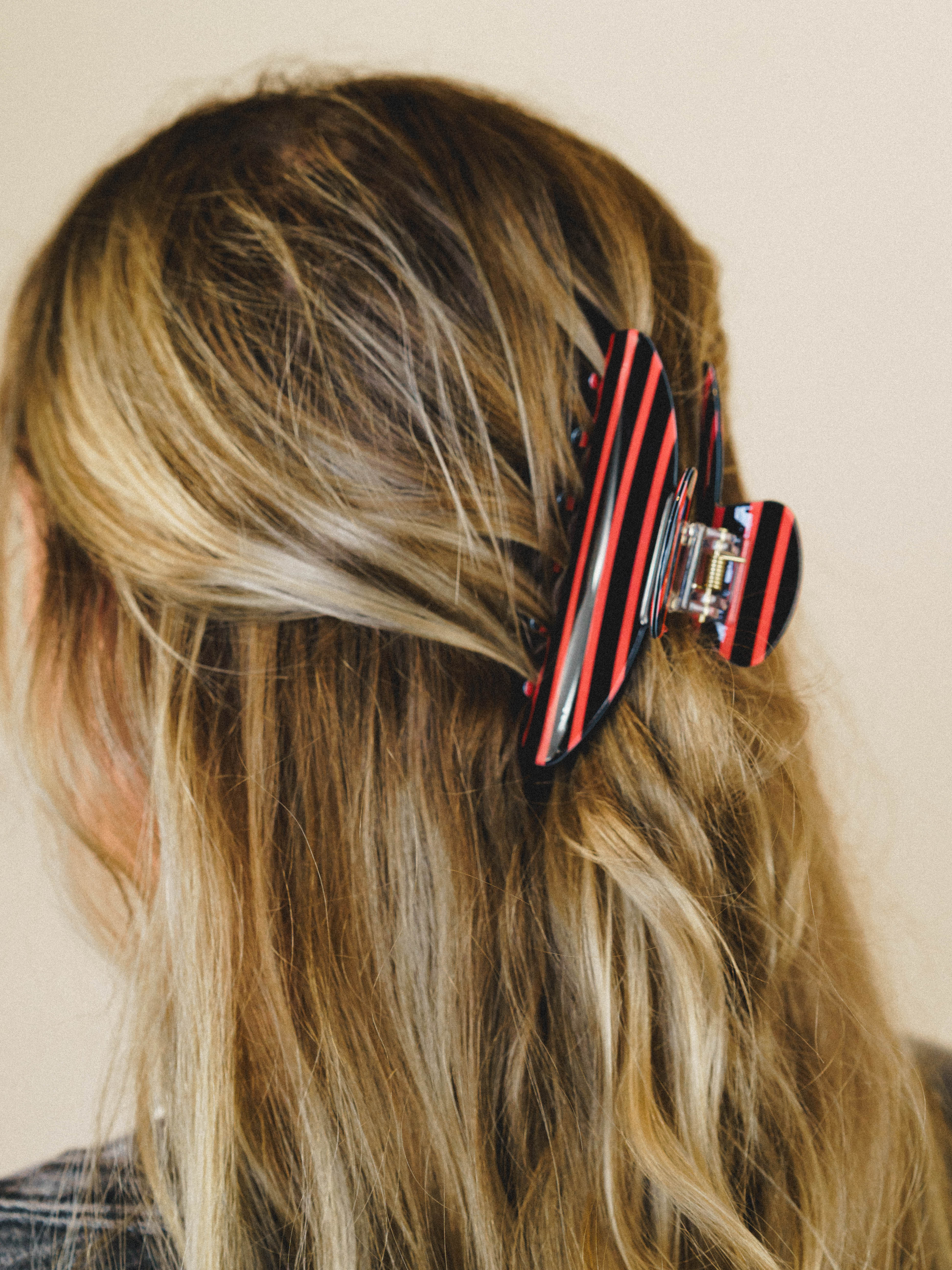 Avery Clip - Stripe Orange