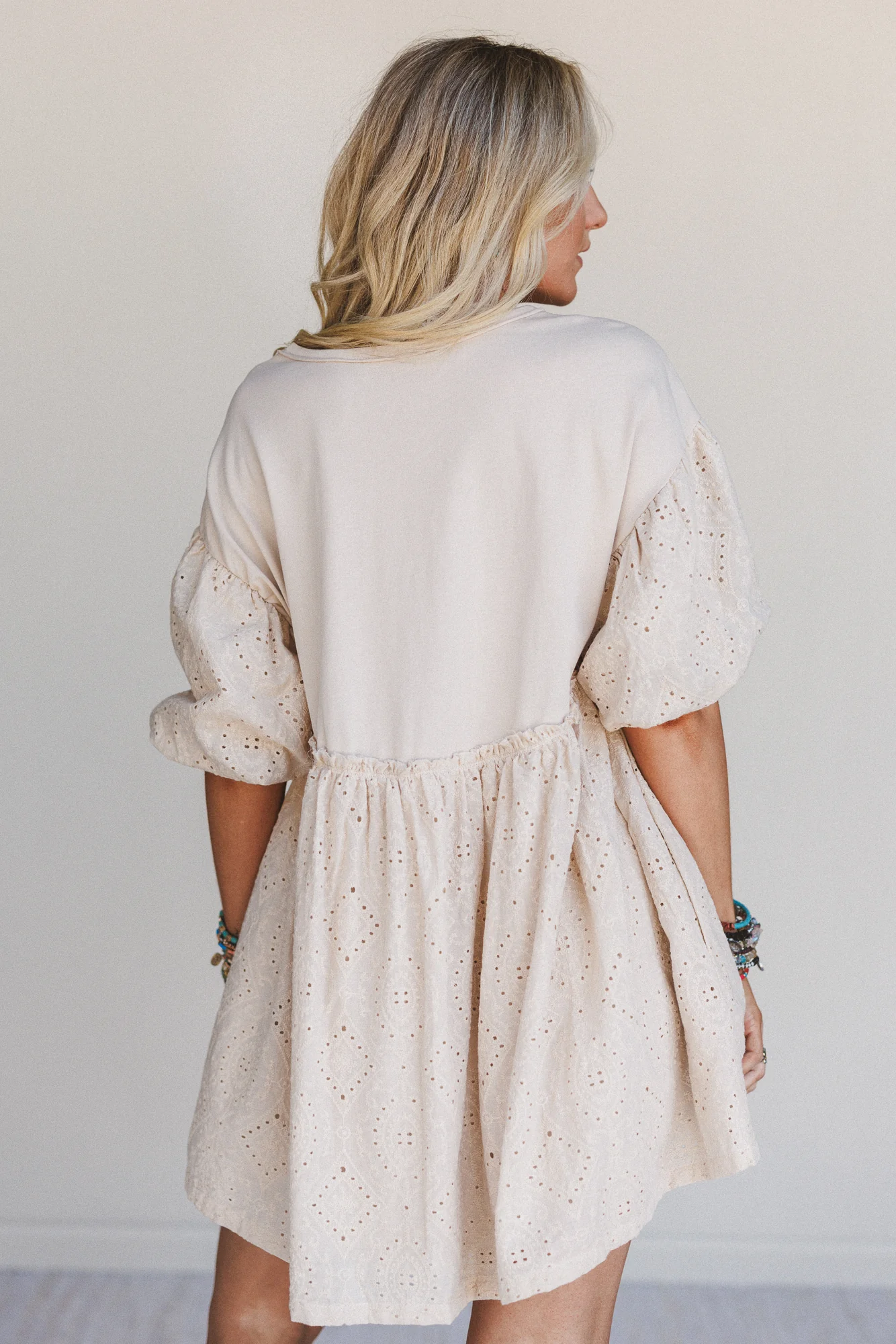 Away We Go Dress - Beige - Image 5