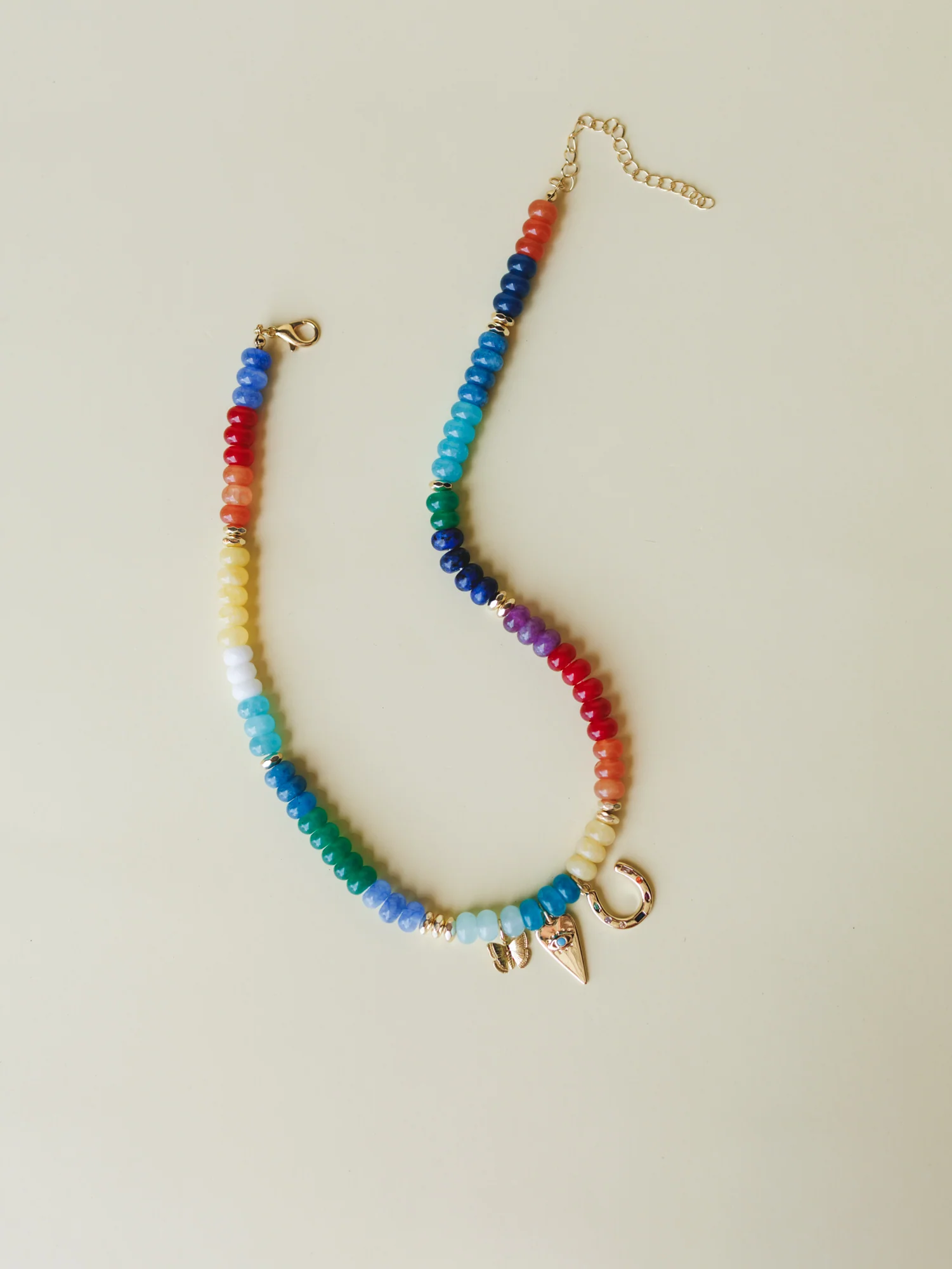 Azaria Beached Charm Necklace - Aqua - Image 5