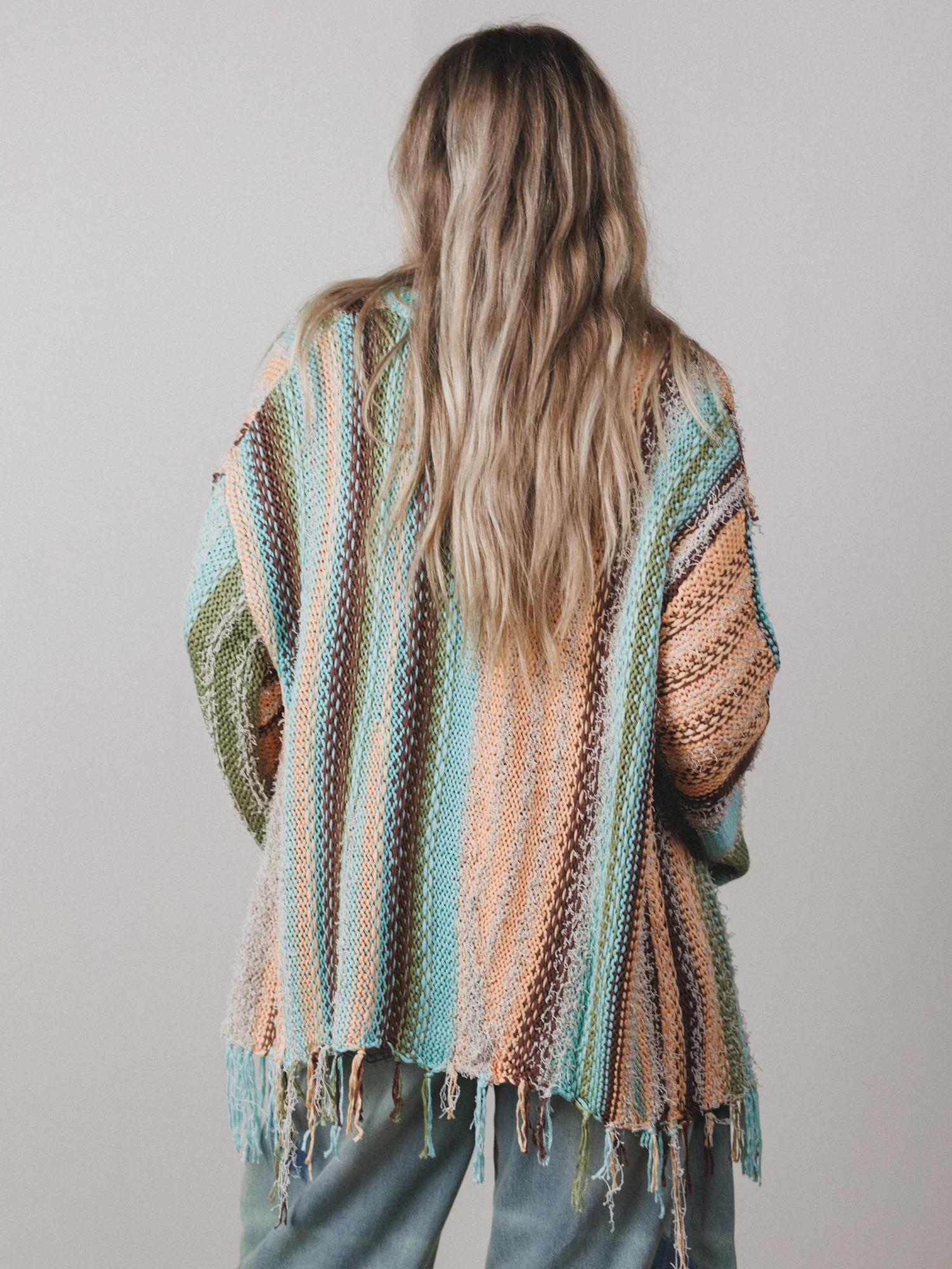 Baja Breeze Sweater - Peach - Image 6