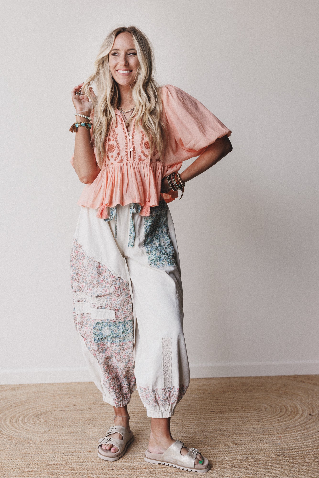 Bali Sunset Pants - Oatmeal - Image 3