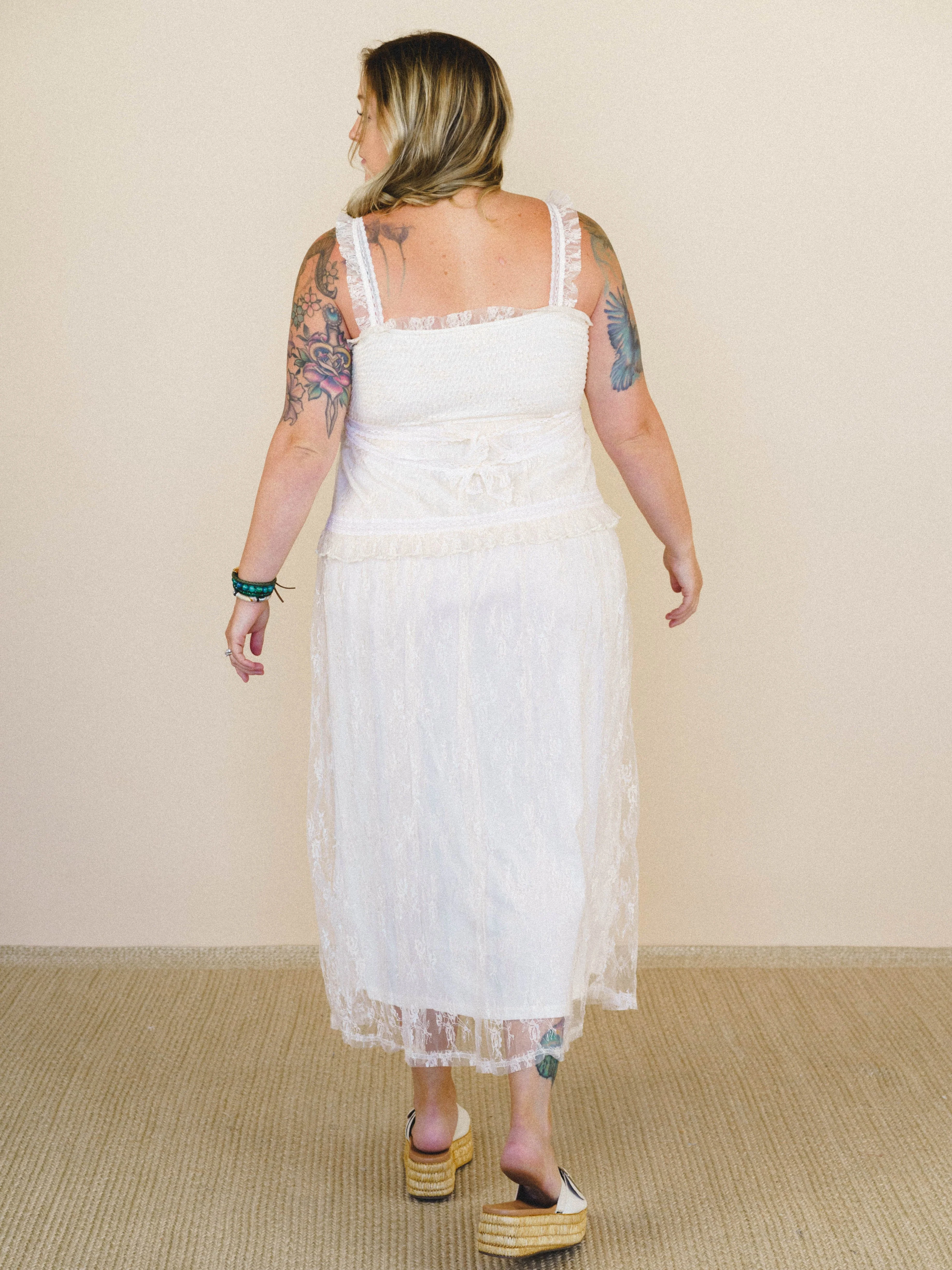 Ballerina Day Dreams Dress - Ecru - Image 2