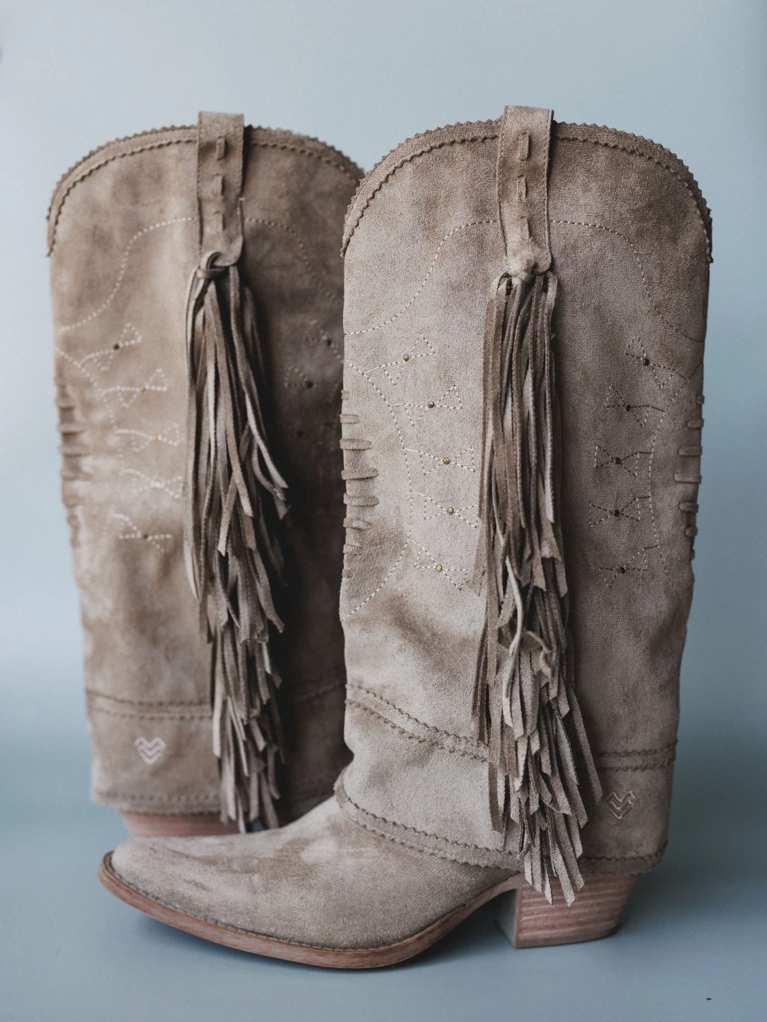 Bami Fringe Boot - Beige - Image 4