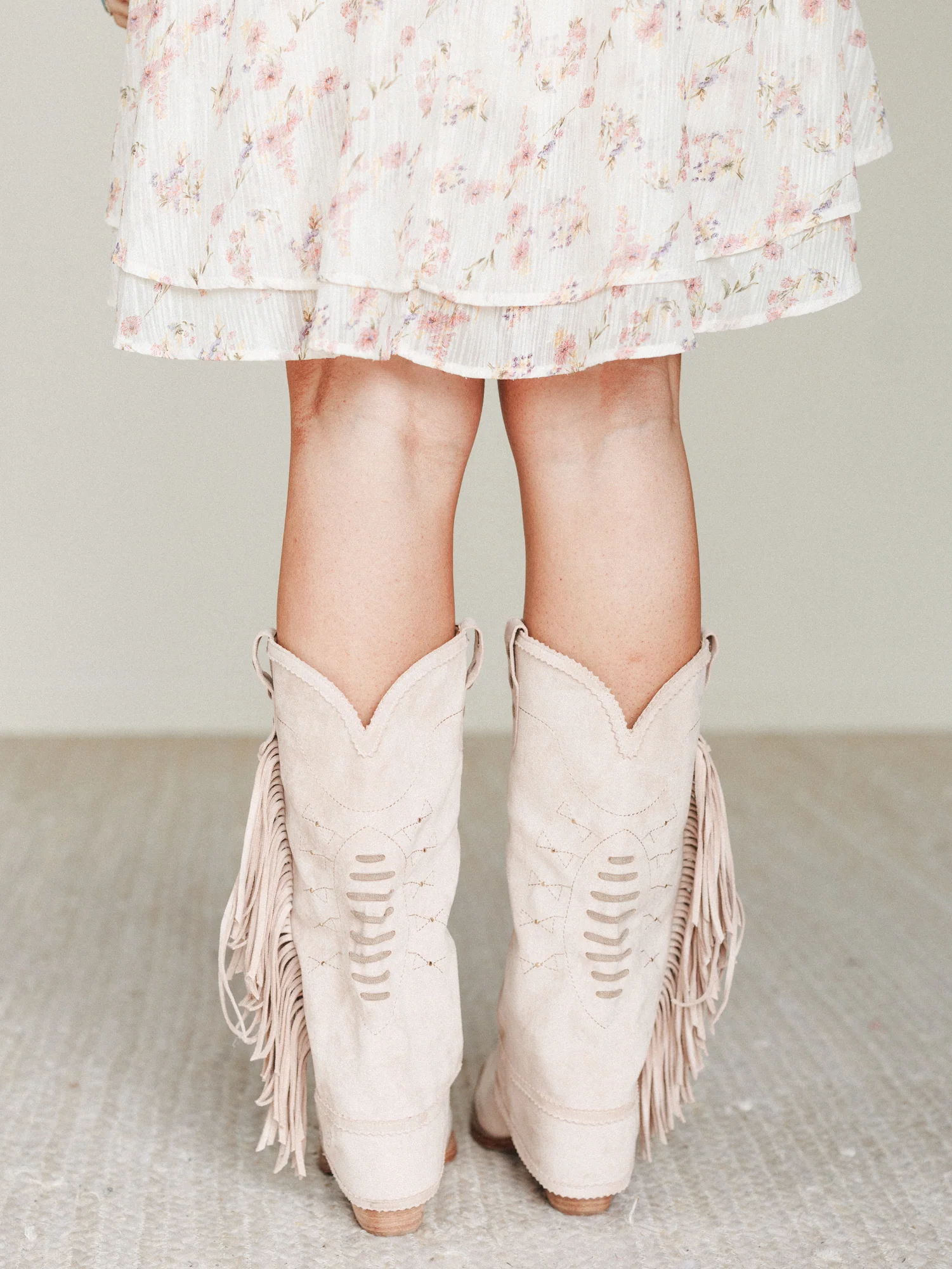 Bami Fringe Boot - Light Pink - Image 4