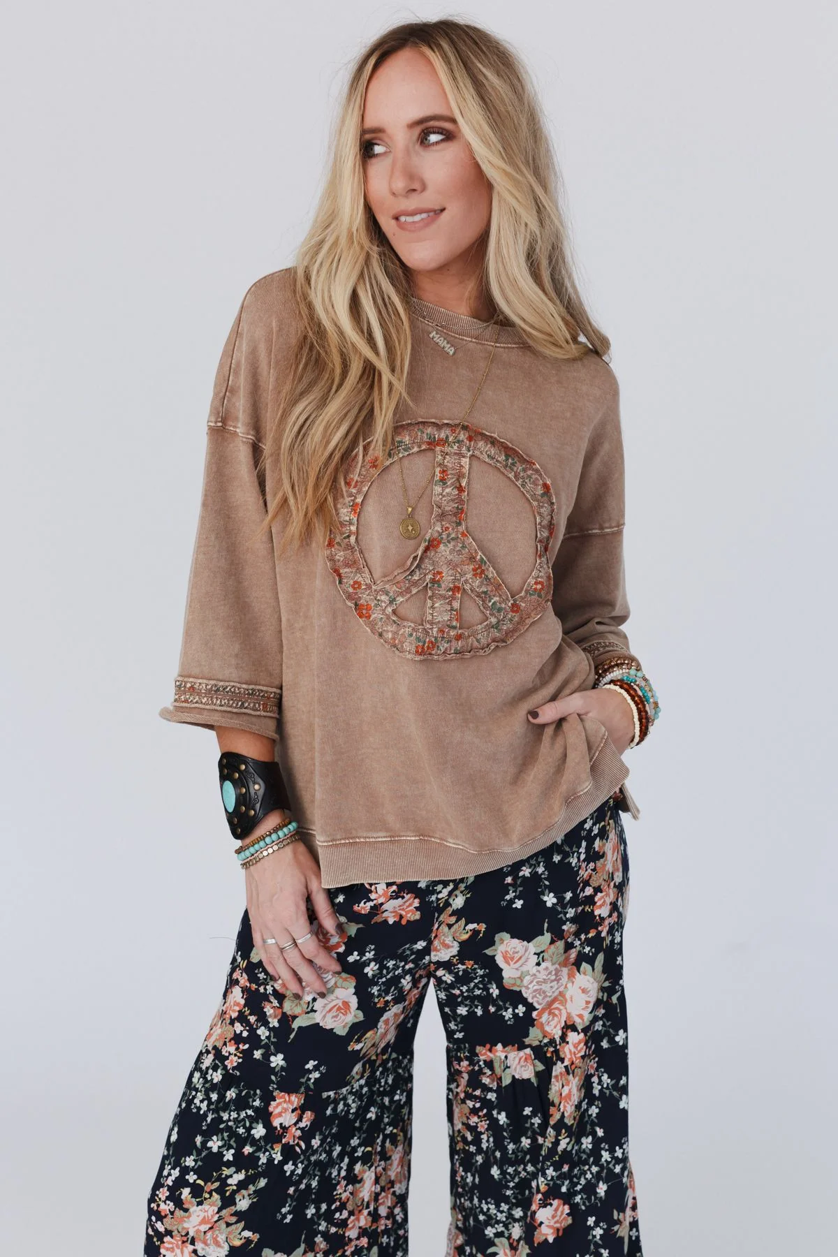 Beatrix Pullover - Mocha - Image 3