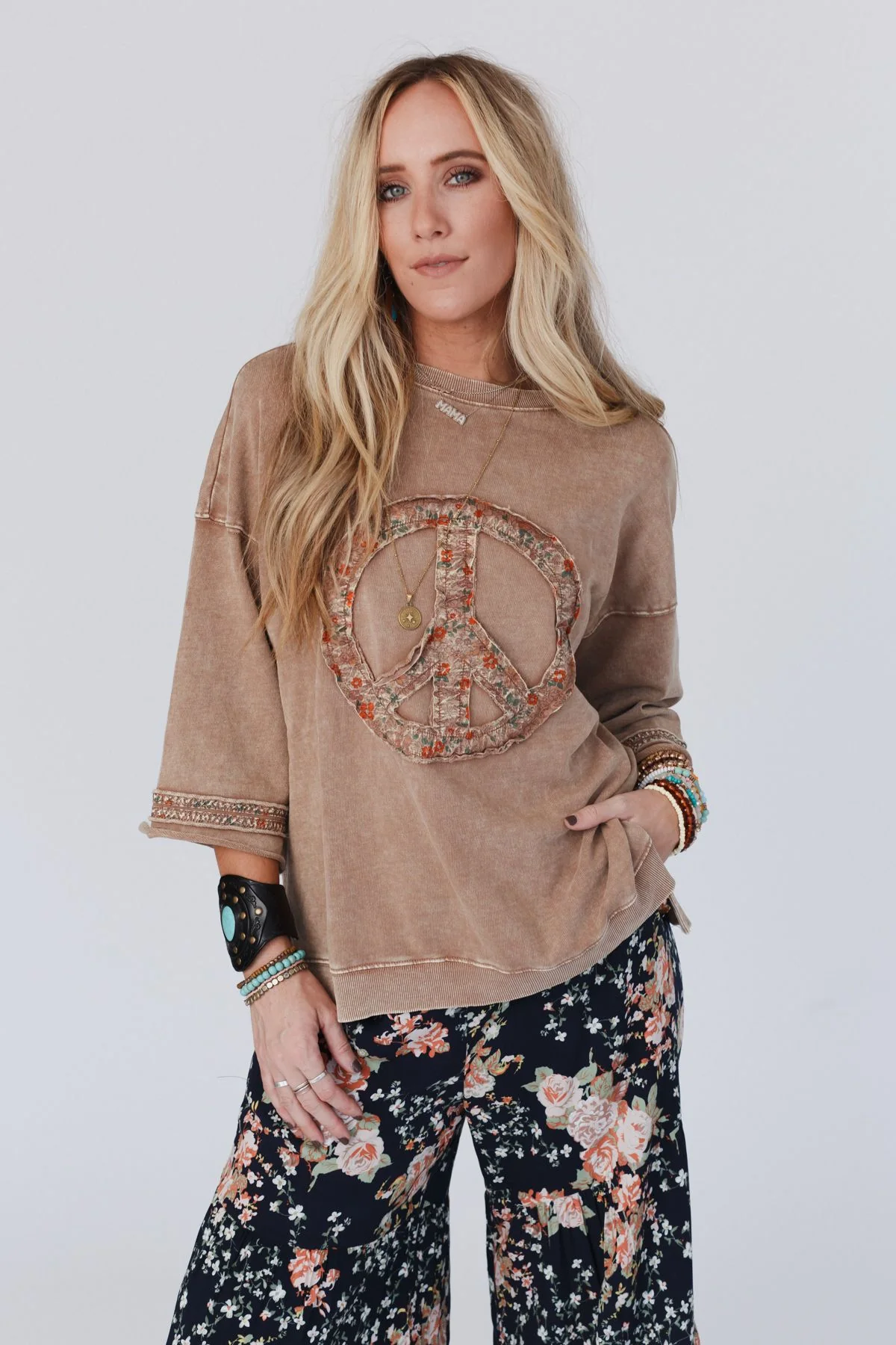 Beatrix Pullover - Mocha - Image 5