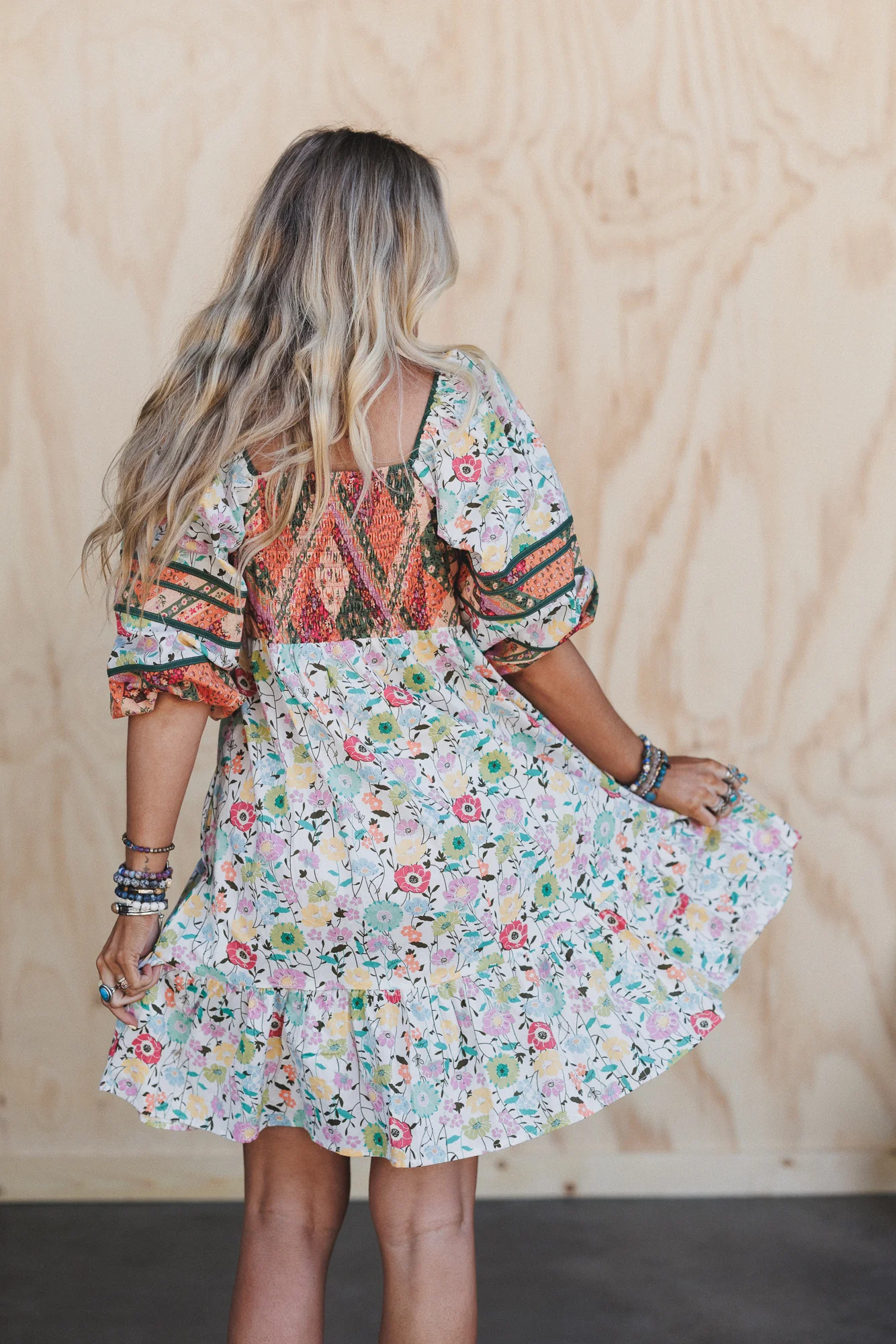 Beyond Boundaries Floral Dress - White - Image 5