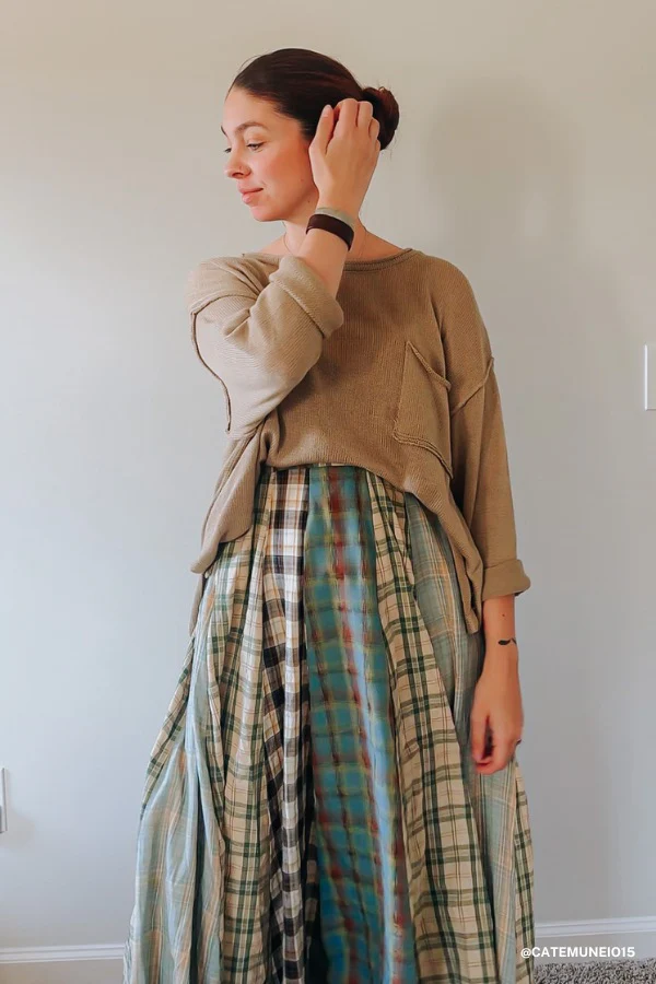 Billowy Day Sweater - Taupe - Image 2