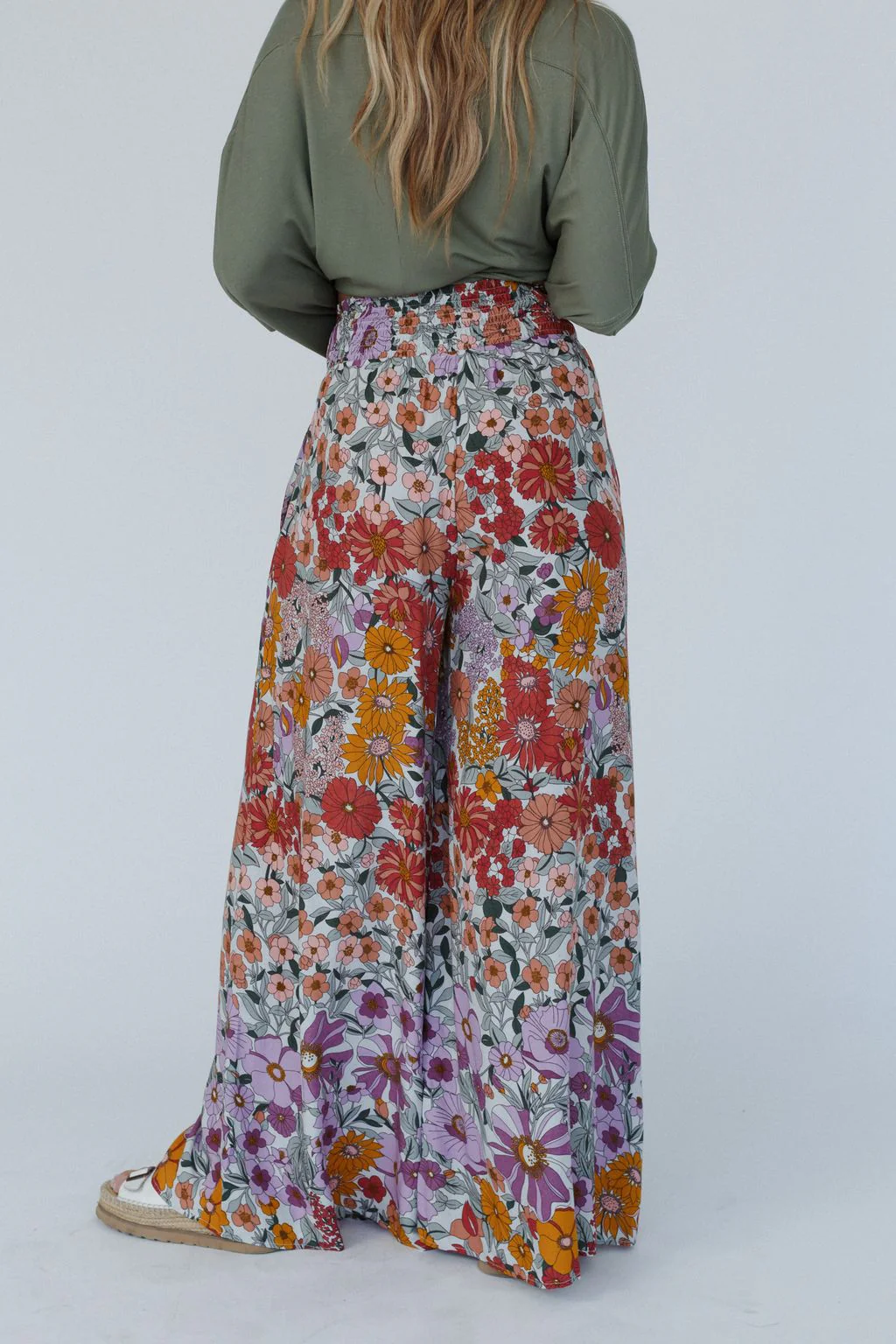 Blissful Burst Floral Pants - Purple - Image 5