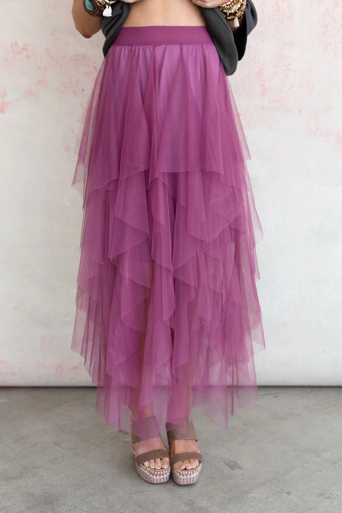 Boho Ballerina Skirt - Mauve - Image 3