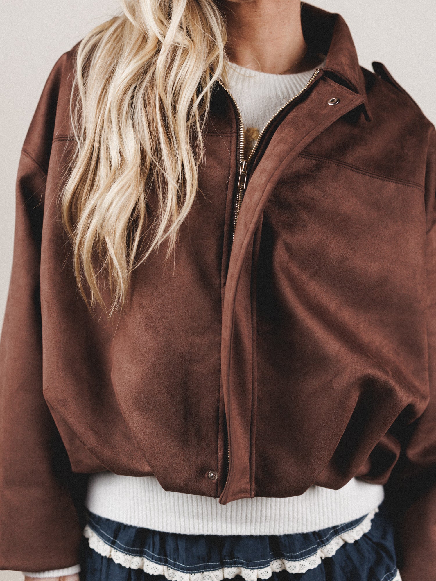 Boho City Jacket - Brown - Image 6