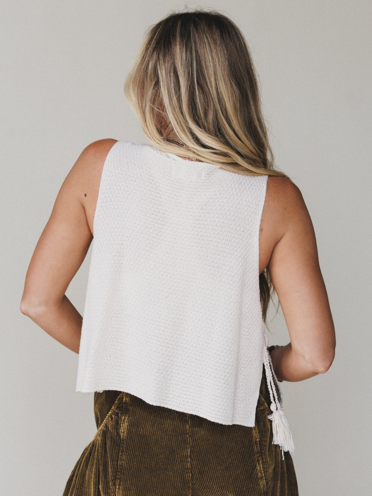 Boho Crush Crochet Top - Beige - Image 5