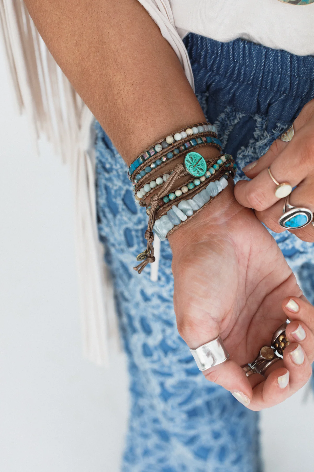 Bound By Love Wrap Bracelet - Multi - Image 3