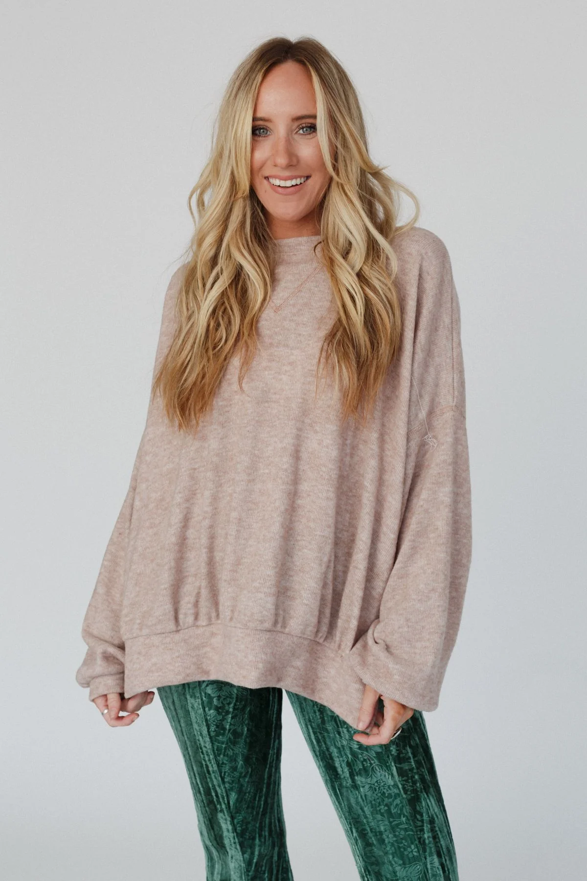 The Nest Brayden Oversized Pullover - Sand - Image 5