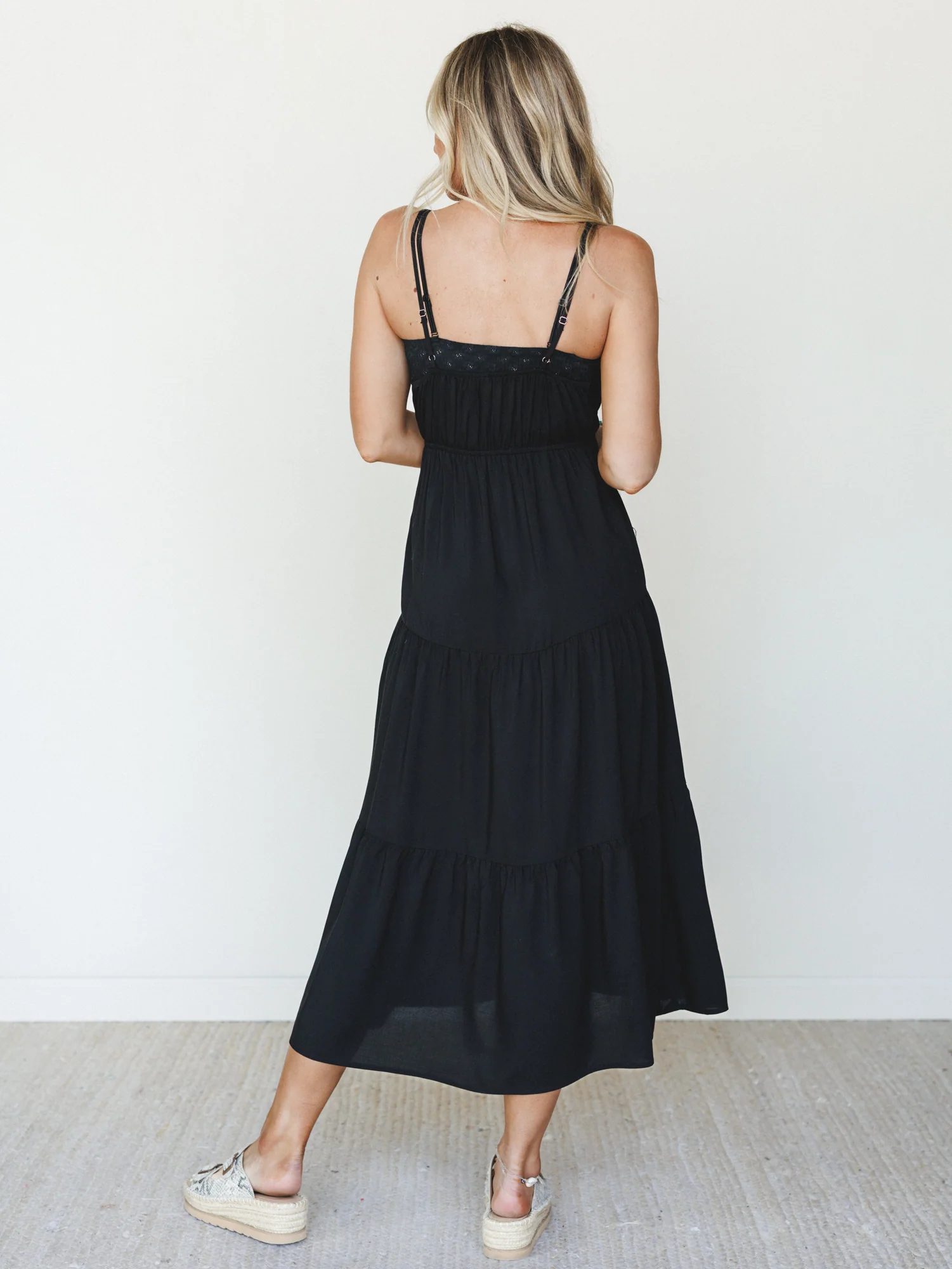 By The Bay Maxi Dress - Black - Image 5