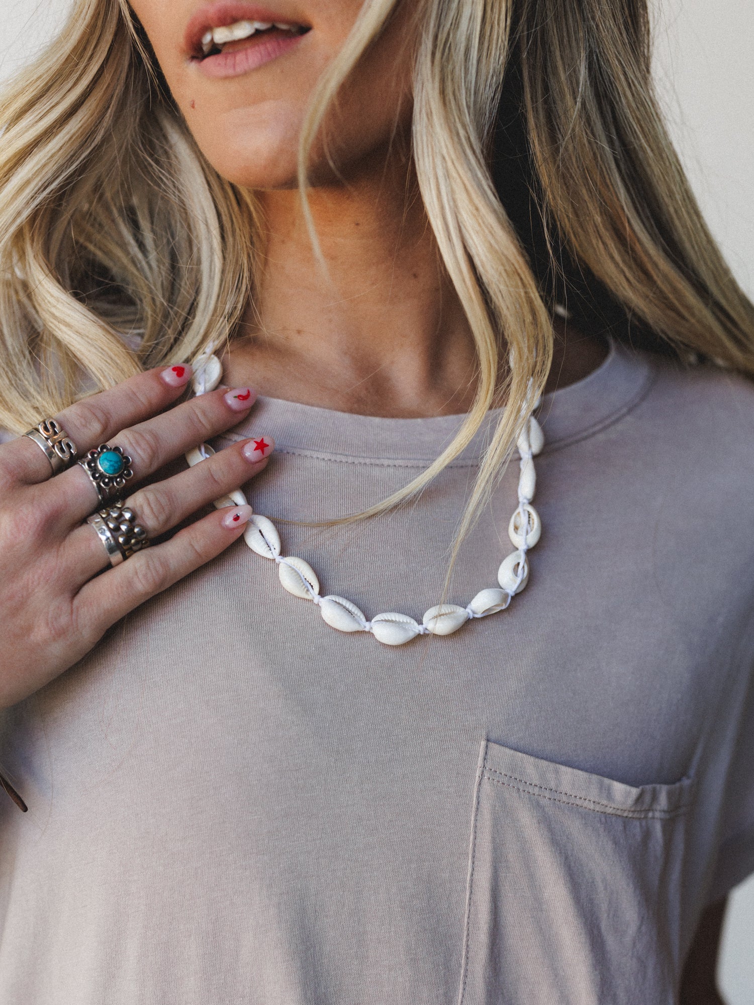 By The Sea Necklace - White - Image 2
