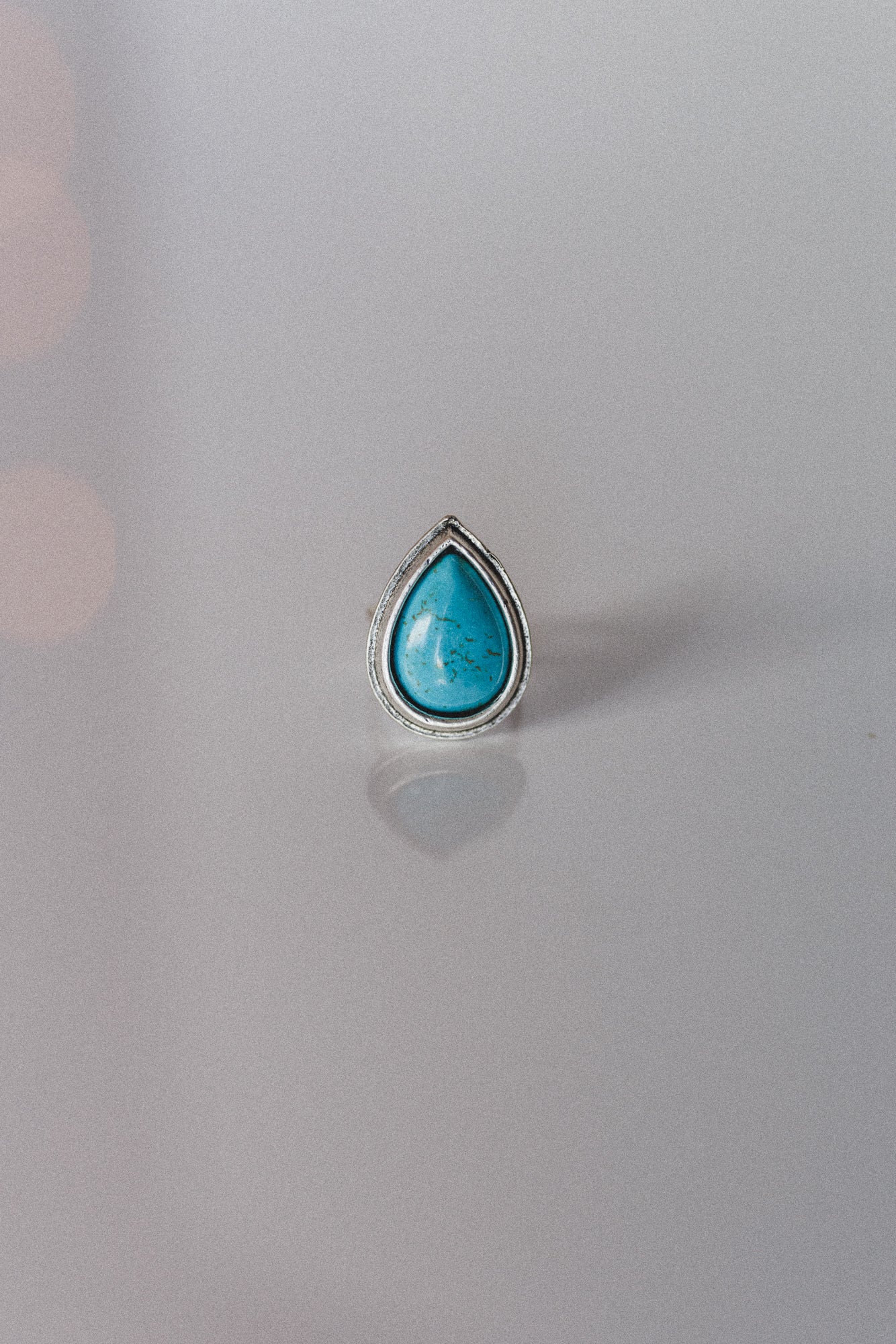 Cactus Tear Ring - Turquoise - Image 2
