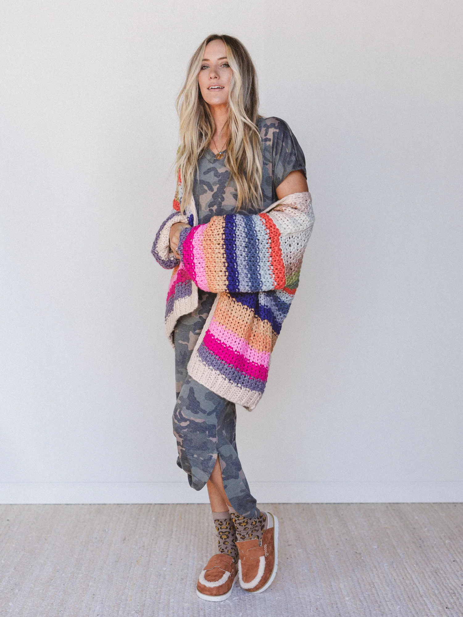 Call It Comfort Tee Dress - Camo - Image 6