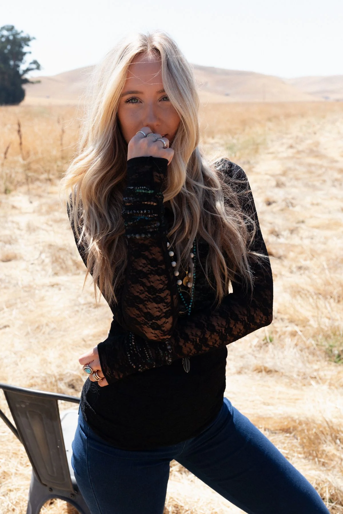 Call It Love Lace Top - Black - Image 10