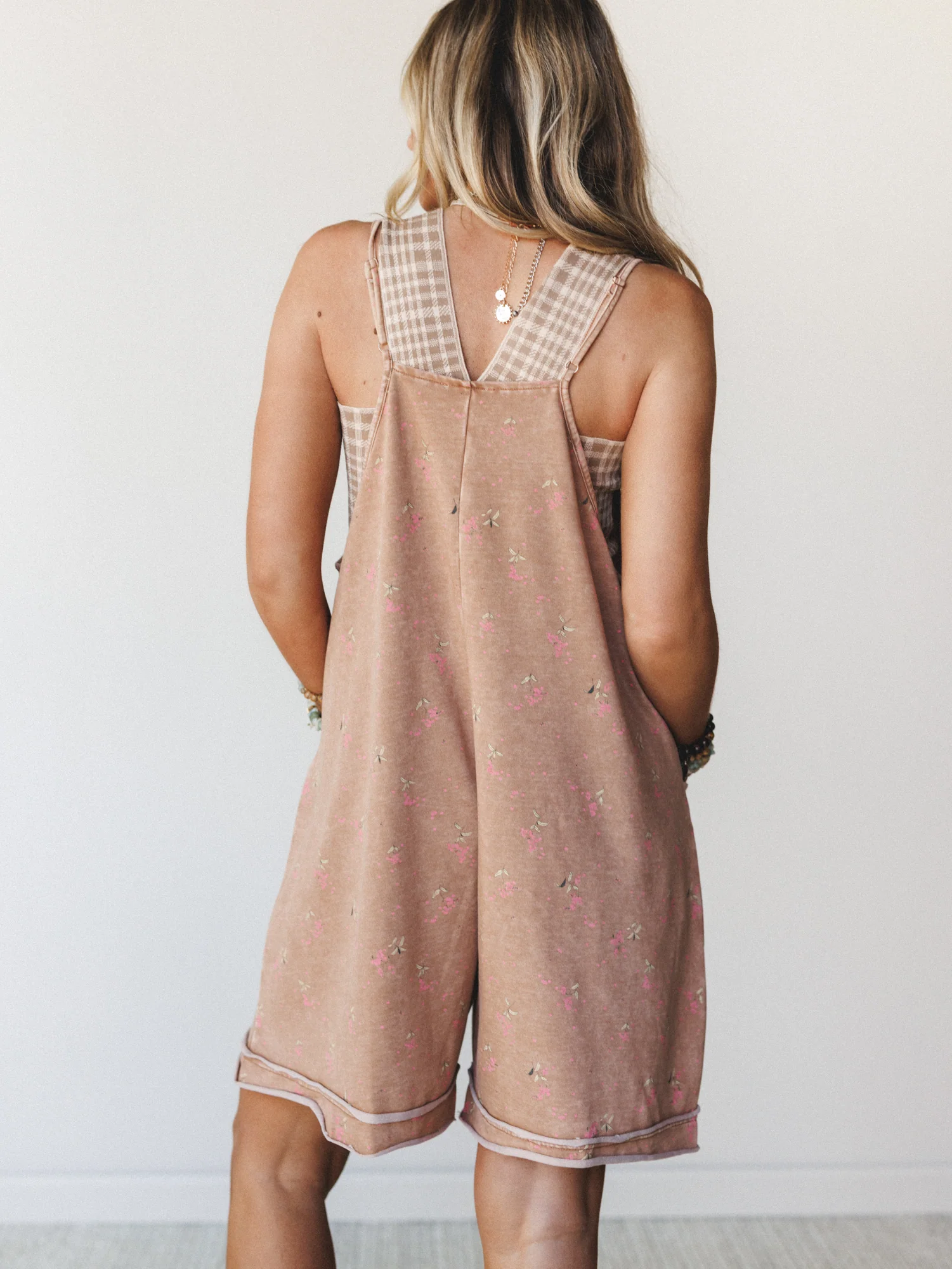 Calla Bloom Romper - Almond - Image 5