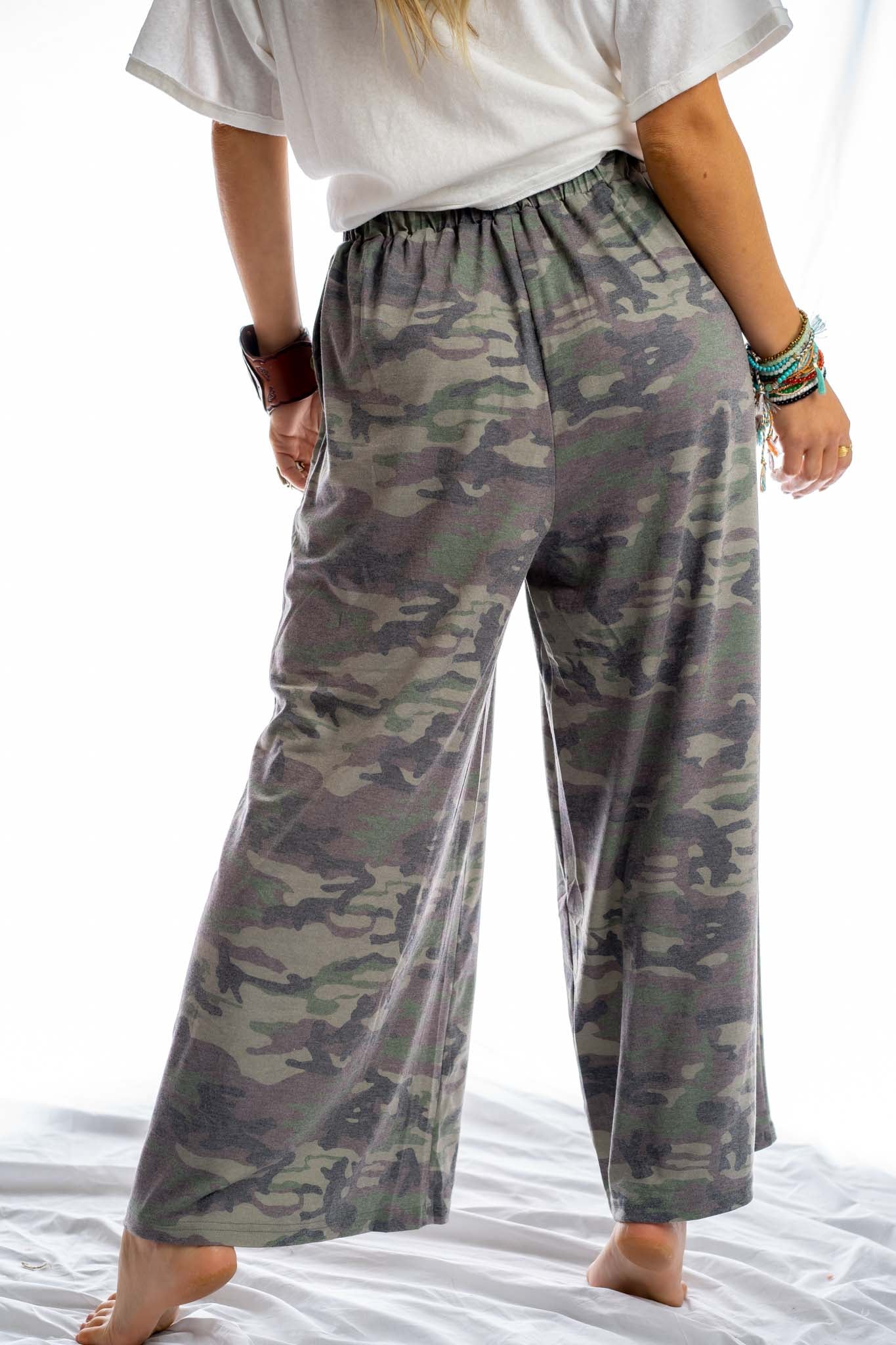 Calling All Camo Lounge Pants - Olive - Image 5