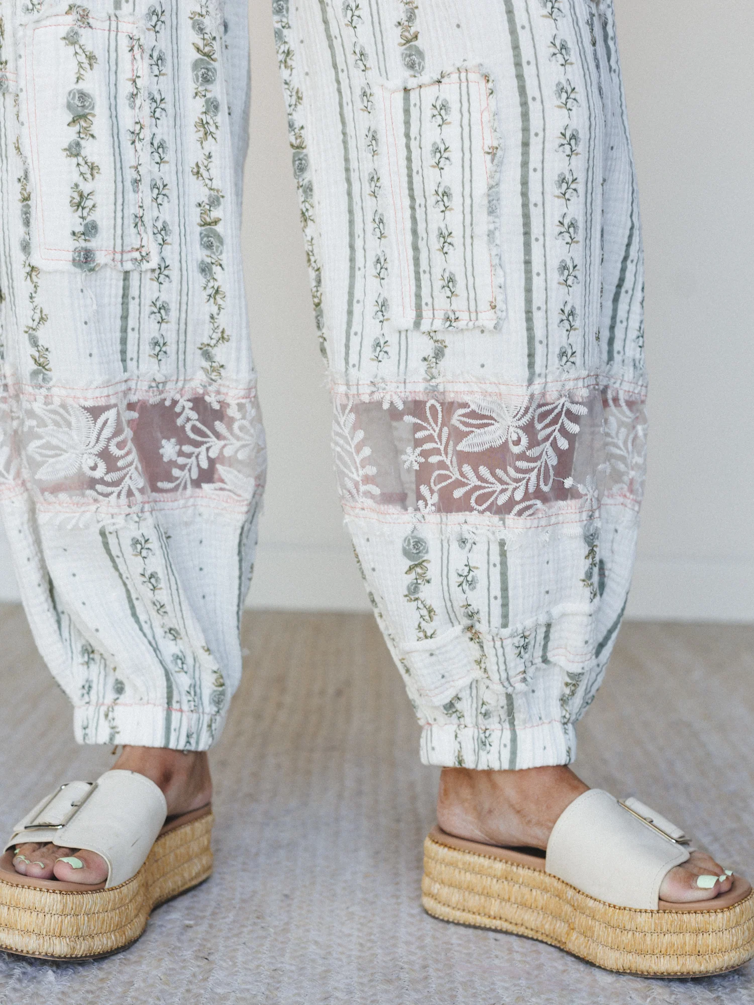Calm Waves Pants - Natural - Image 4