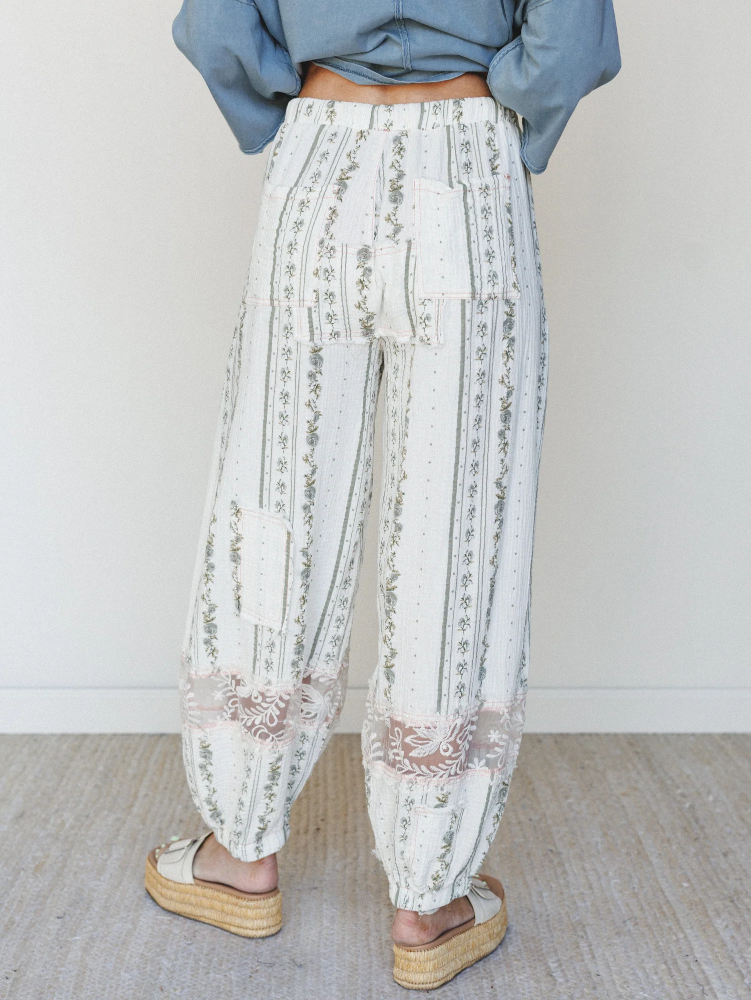 Calm Waves Pants - Natural - Image 5