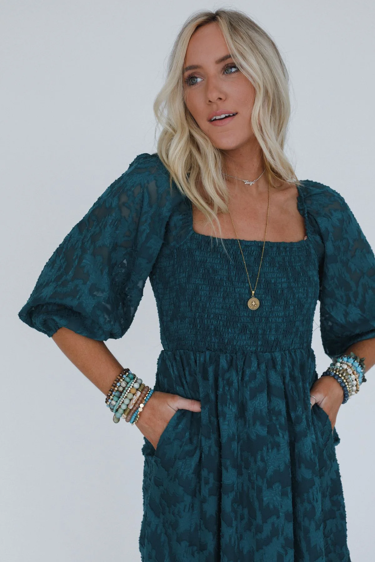 Capistrano Maxi Dress - Green - Image 2