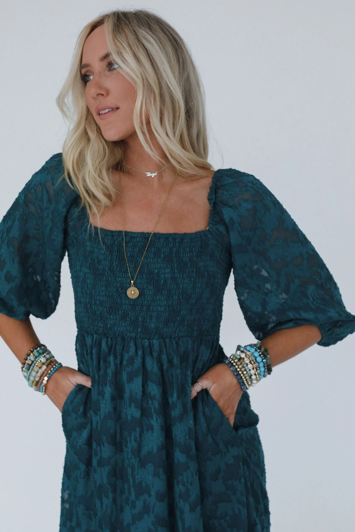 Capistrano Maxi Dress - Green - Image 5