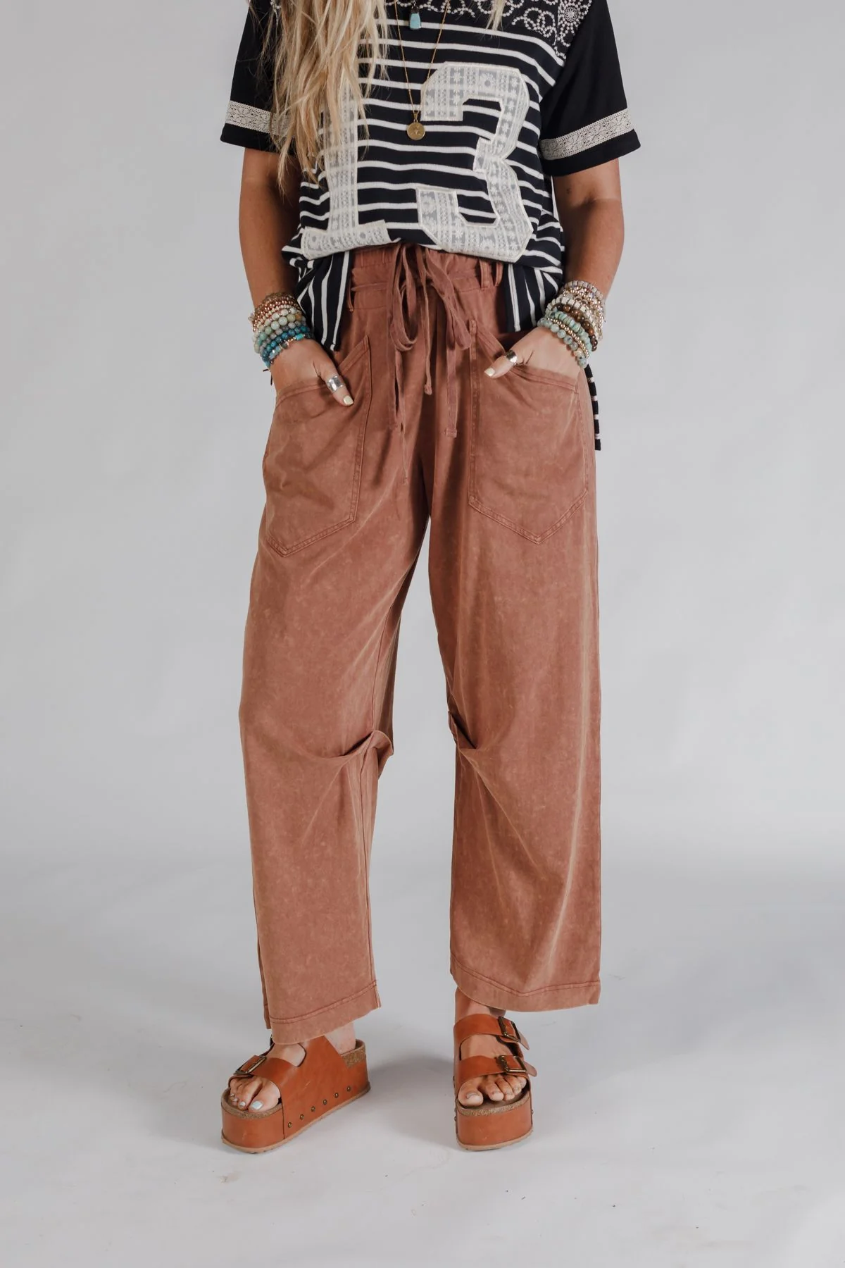 Catalina Pants - Brown - Image 2