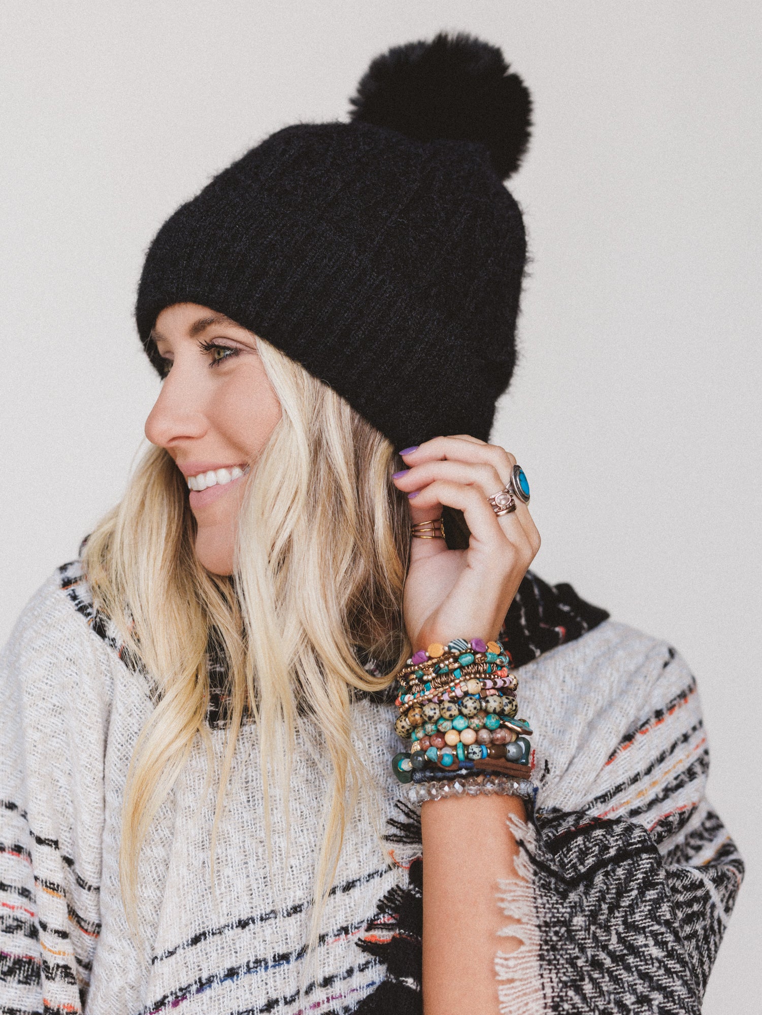 Chalet All Day Beanie  - Black - Image 2