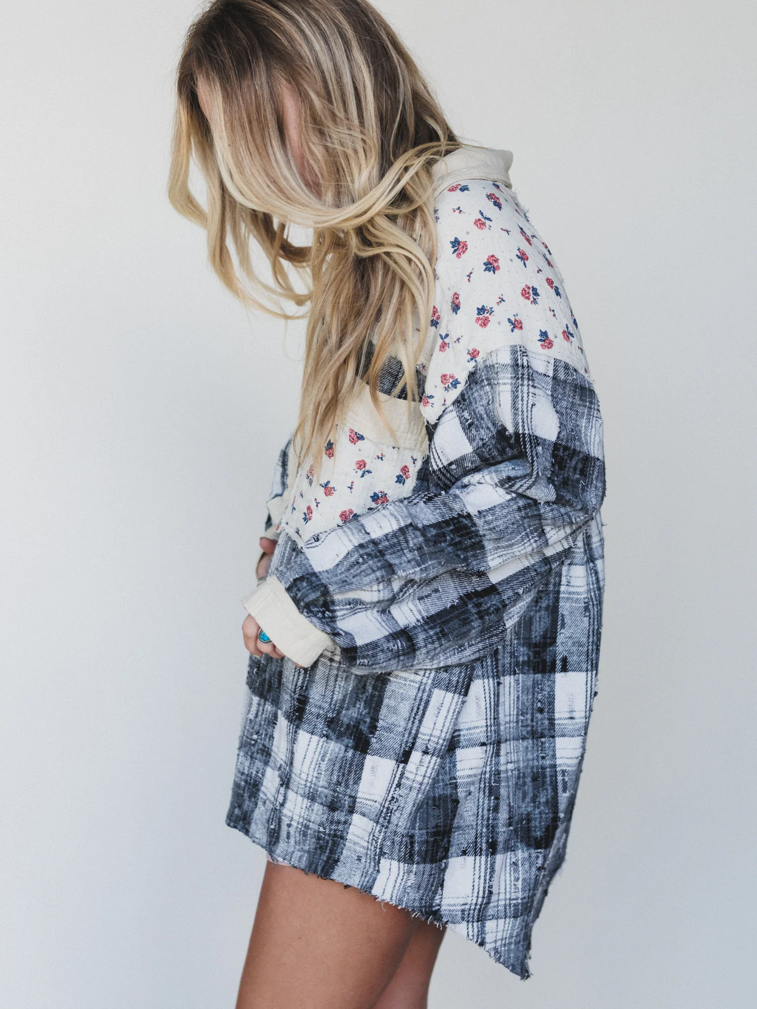 Chance Mix Print Jacket - Black - Image 3