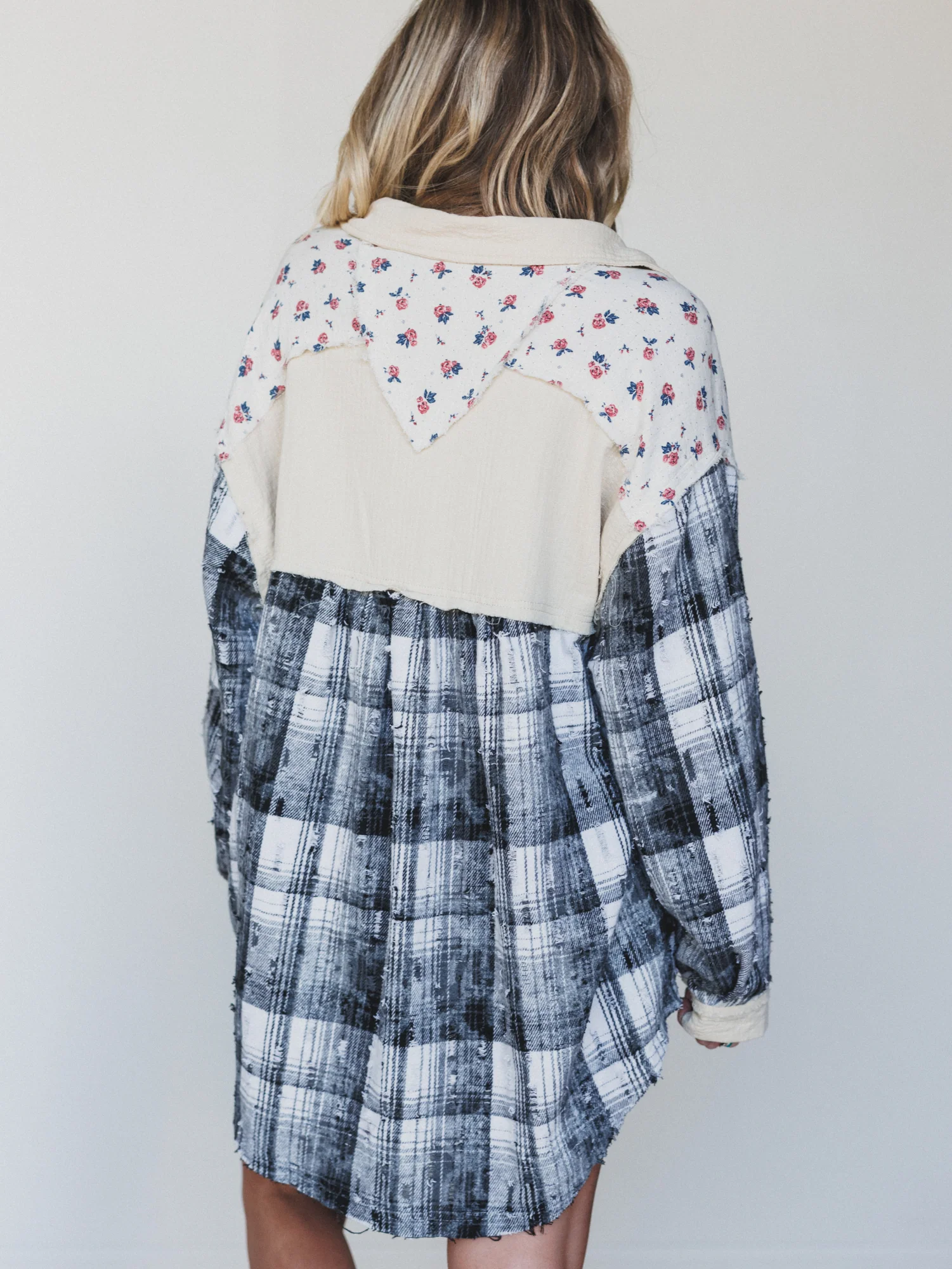 Chance Mix Print Jacket - Black - Image 7