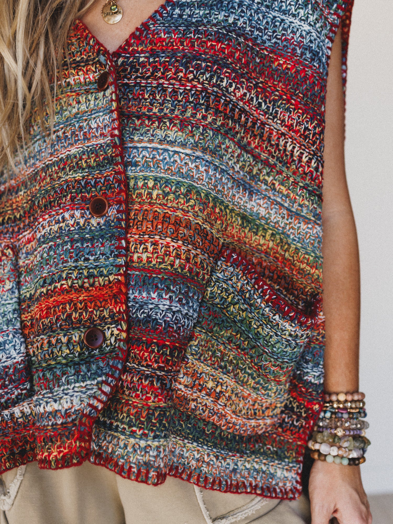 Chandler Colorful Vest - Multi - Image 3