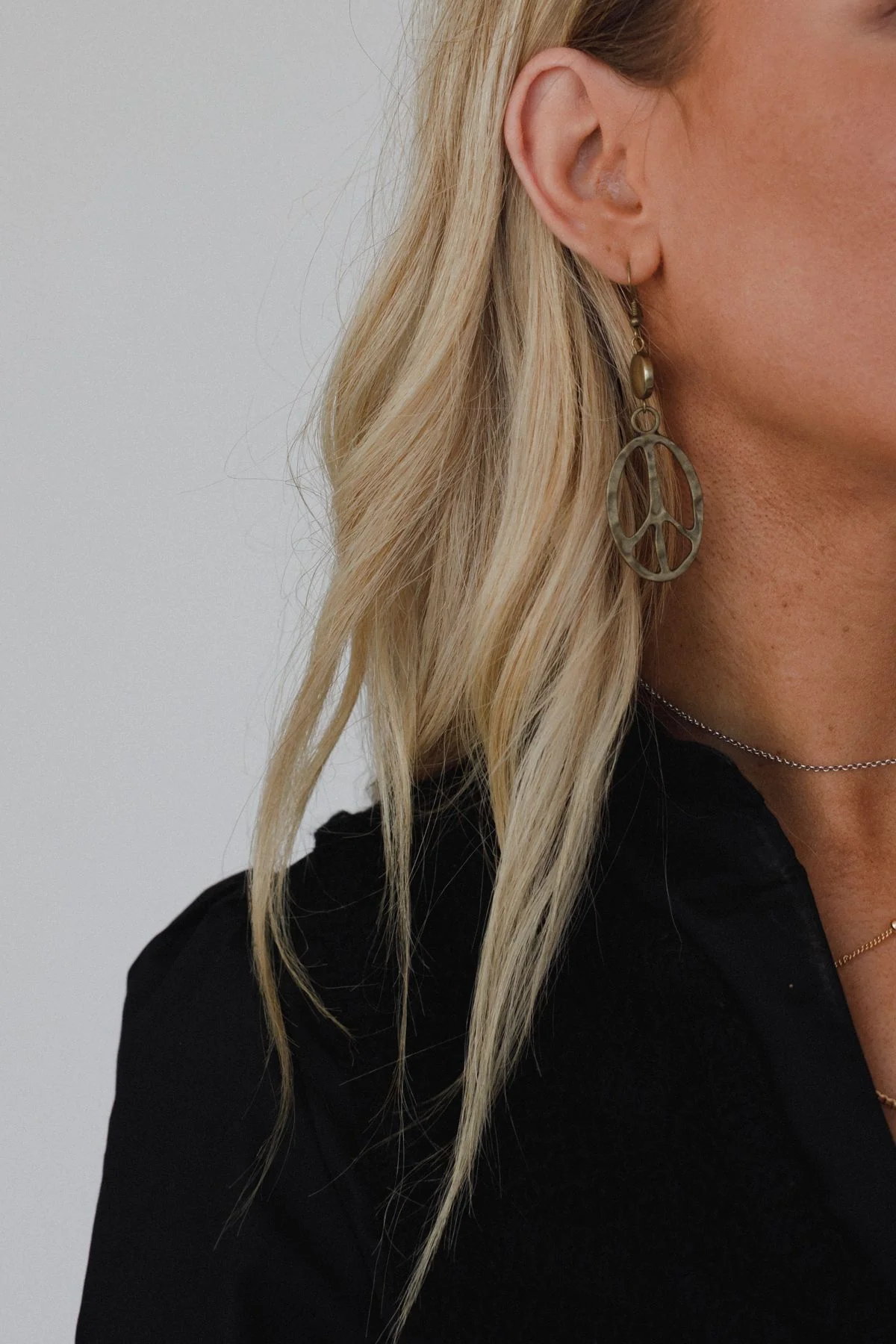 Chandler Peace Earrings - Gunmetal - Image 4